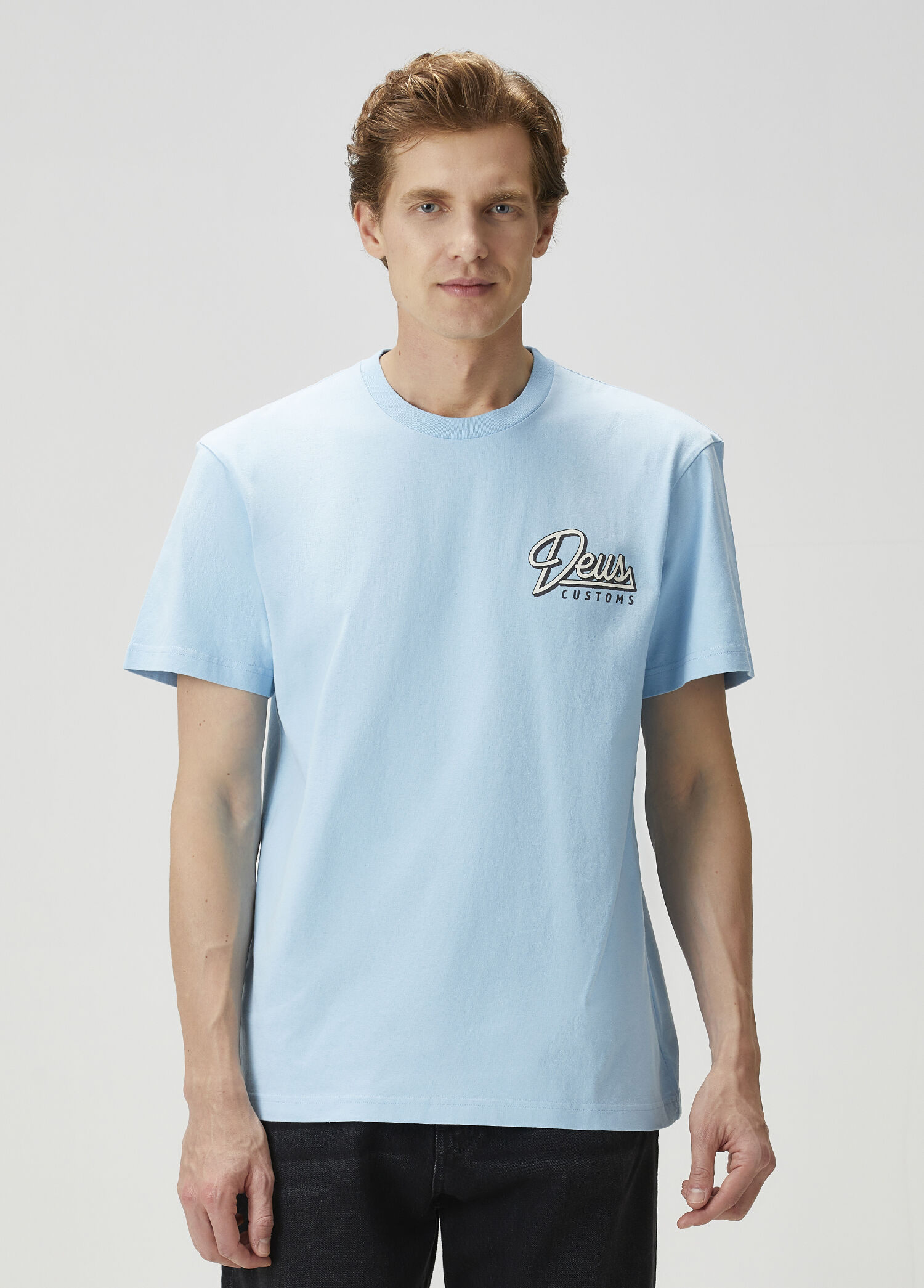 Turkuaz Logo Baskılı T-shirt