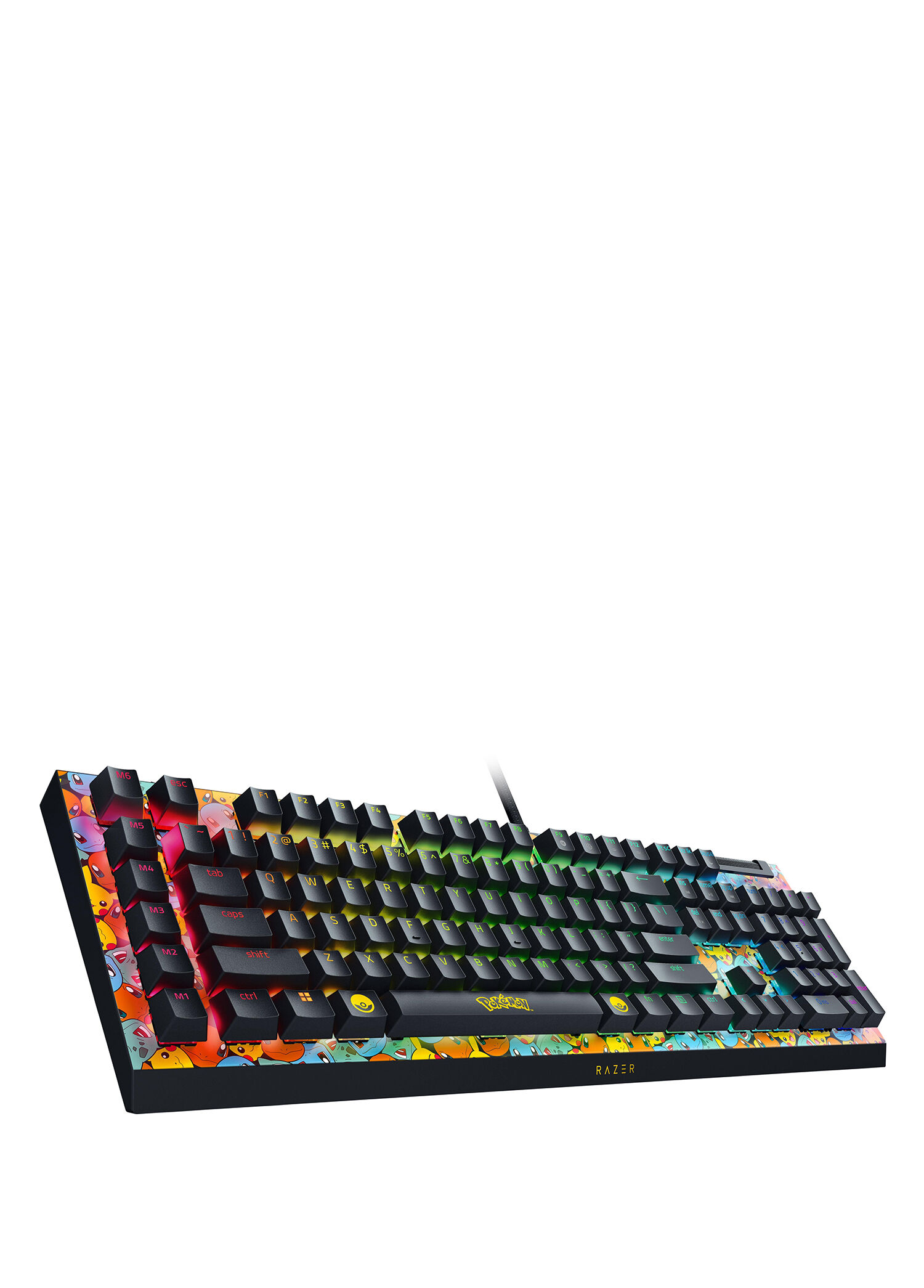 Razer - Blackwidow V4 X Green Switch Pokemon Kanto Starters