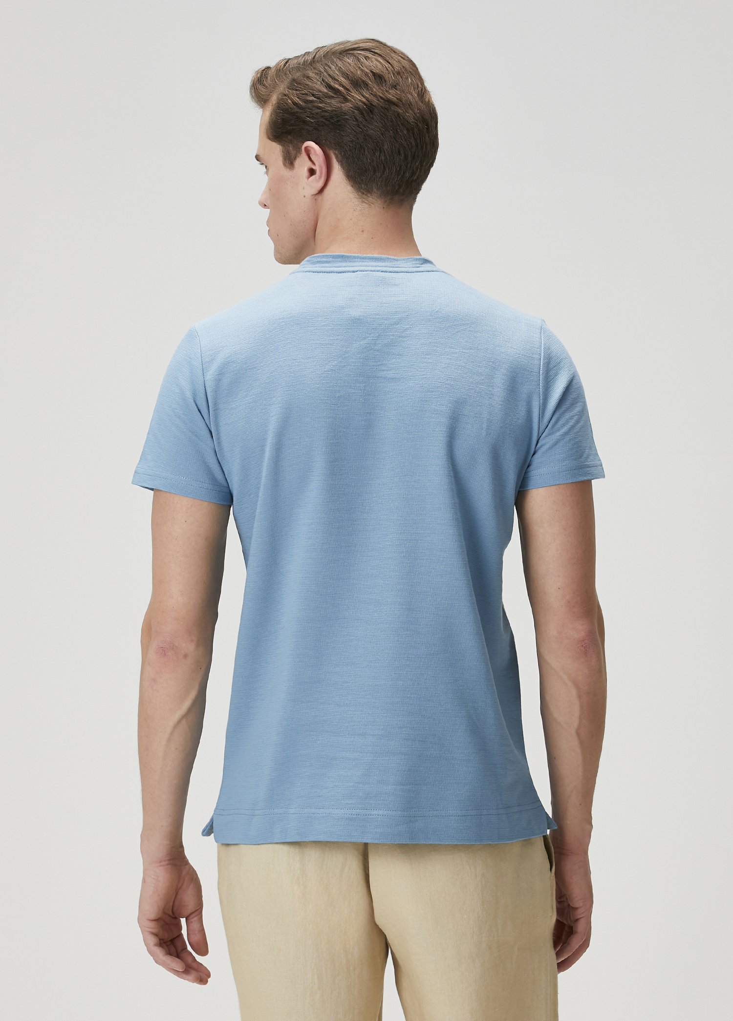 Relax Fit Mavi T-shirt_4