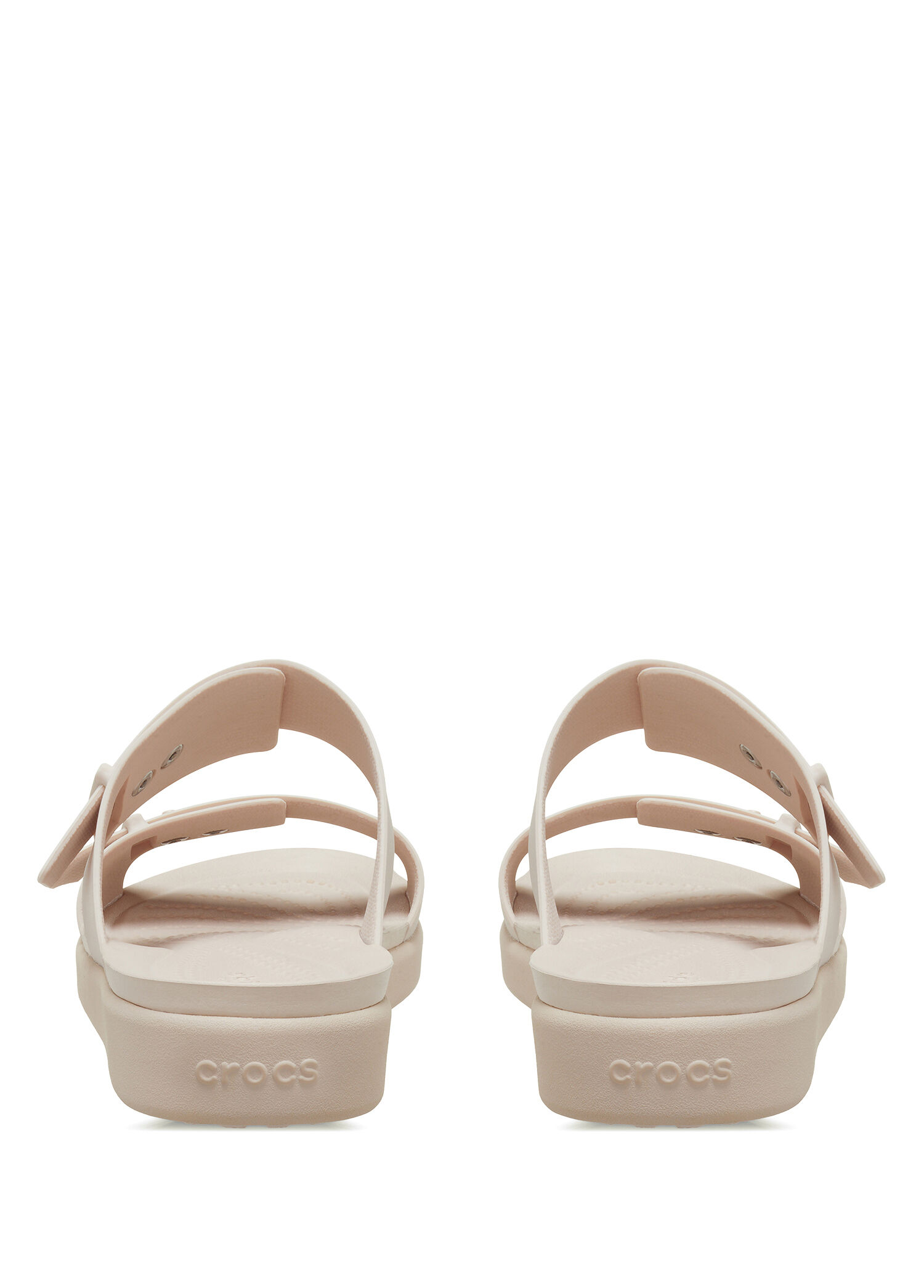Crocs Pudra Kadın Brooklyn Buckle Low Pudra Kadın Terlik 1952691