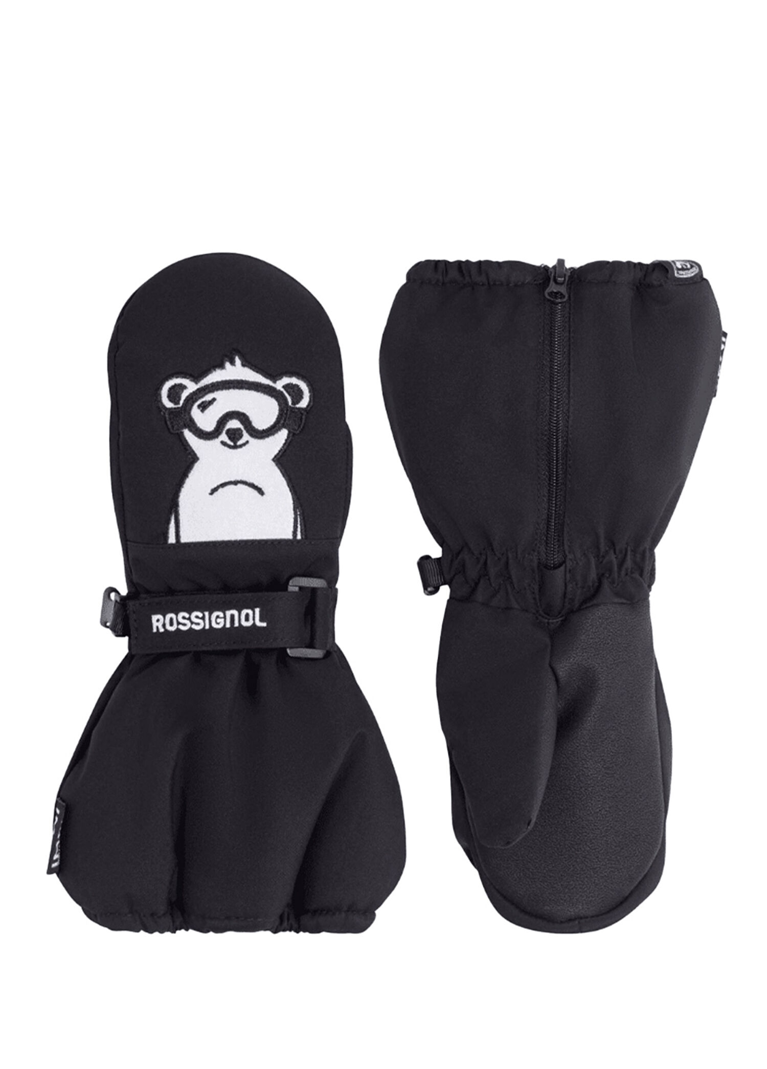 Baby Impr M Black Unisex Kids Ski Gloves
