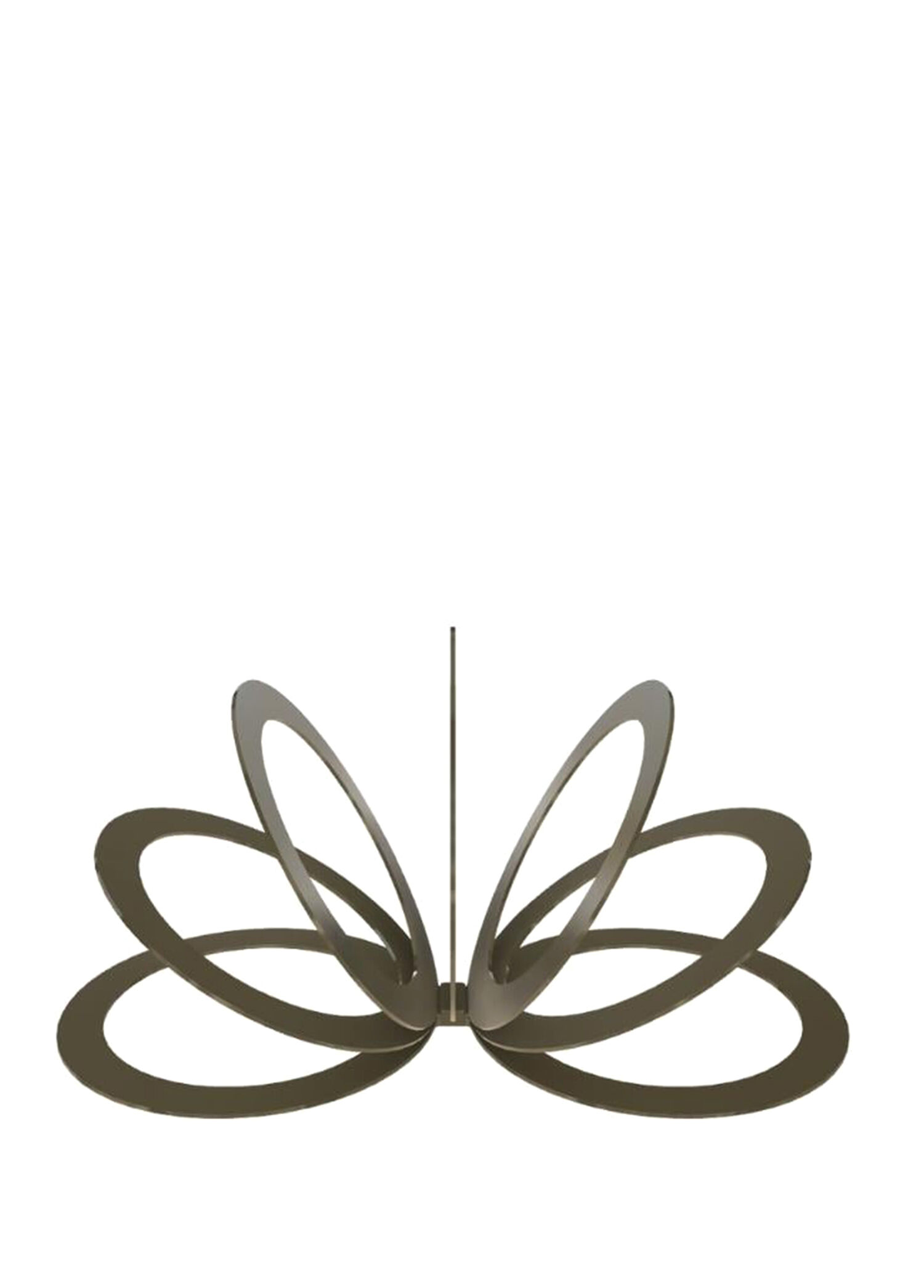 Fan Aged Brass Lake Metal Cam Dergi Rafı