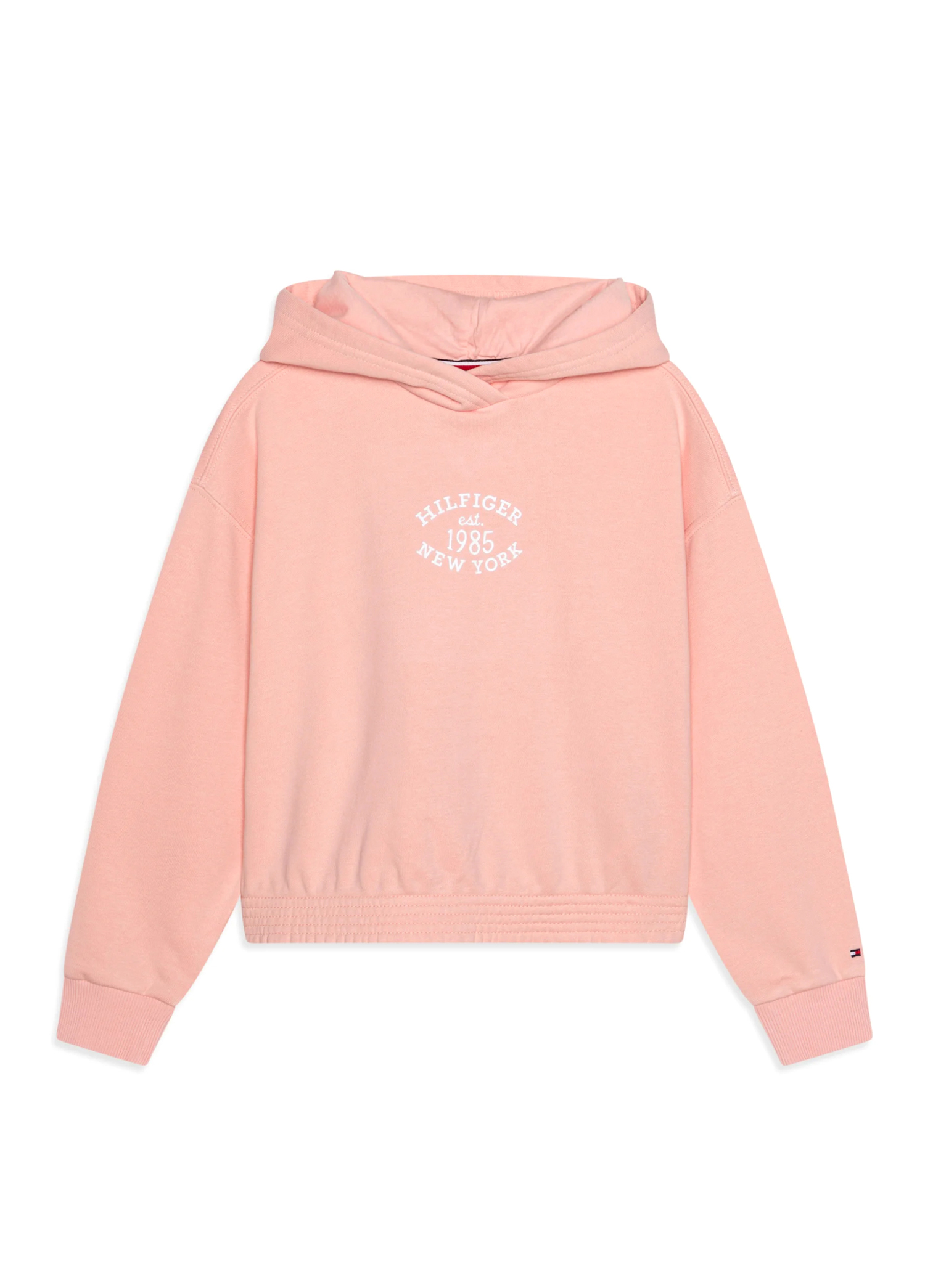 Monotype Flock Pembe Kız Bebek Sweatshirt