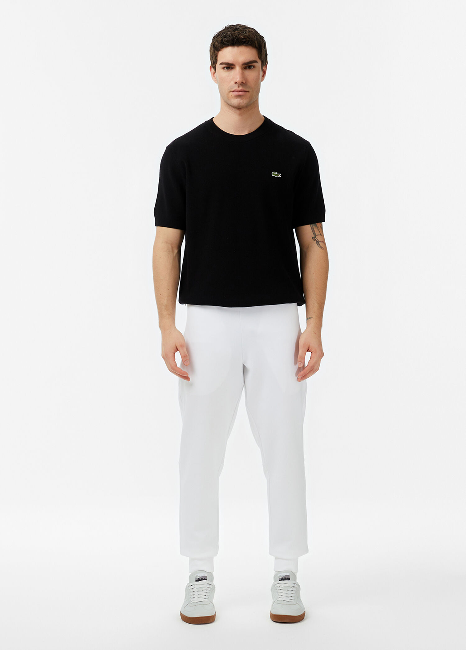 Beyaz Slim Fit Erkek Eşofman Altı