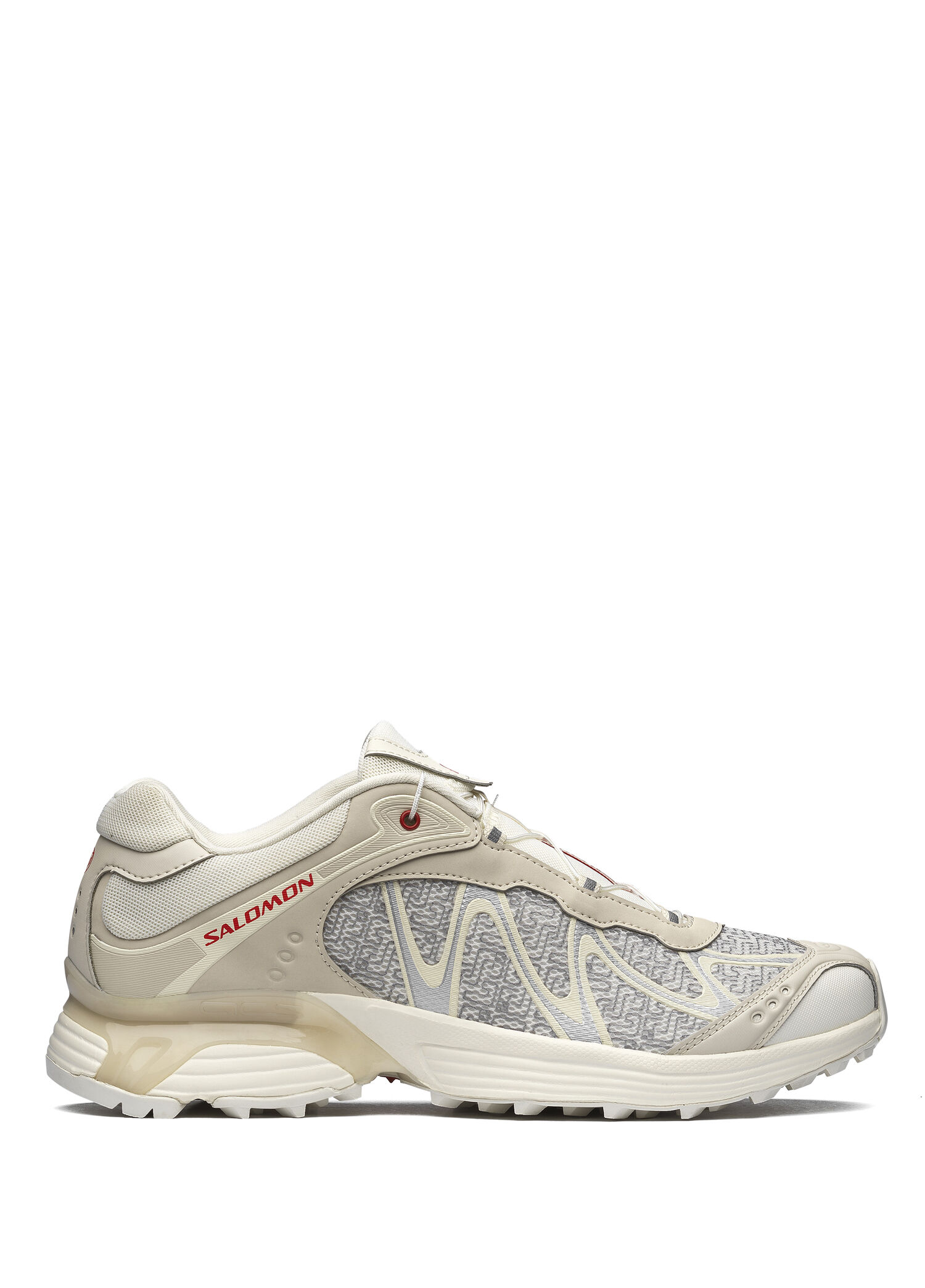 Salomon - XT-Whisper Panhui Krem Kırmızı Kadın Sneaker - Krem-Kirmizi