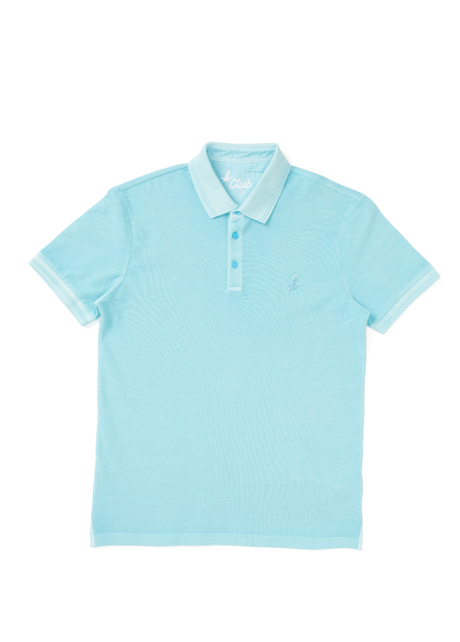 Slim Fit Turkuaz Polo Yaka T-shirt_7