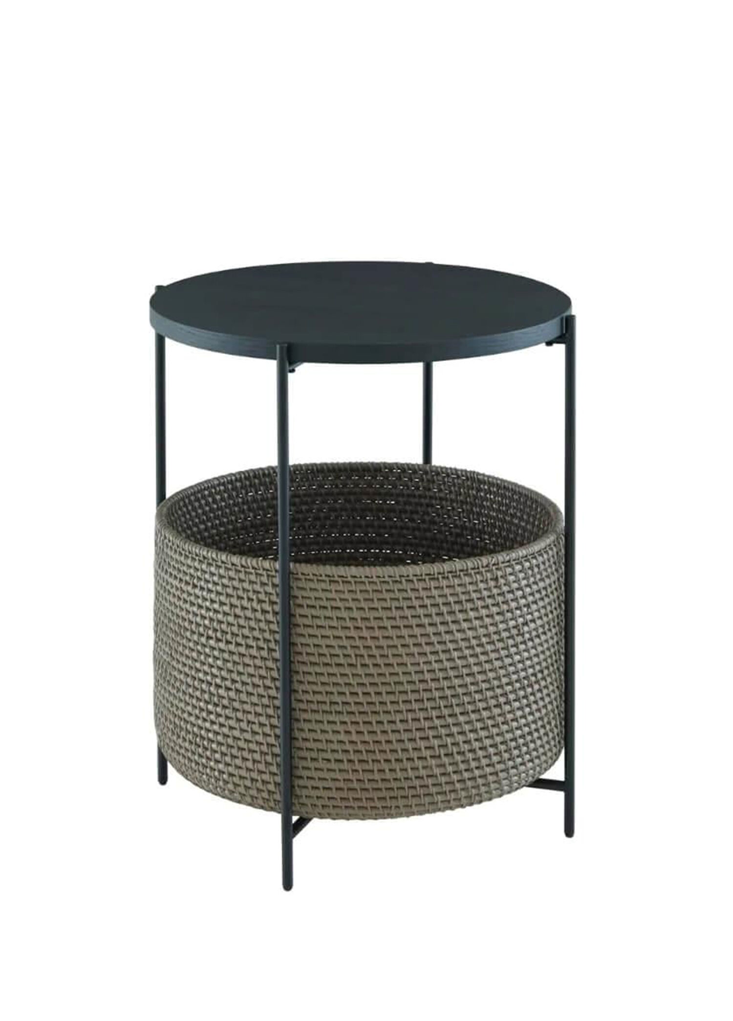 Cestino Brown Mdf Rattan Komodin
