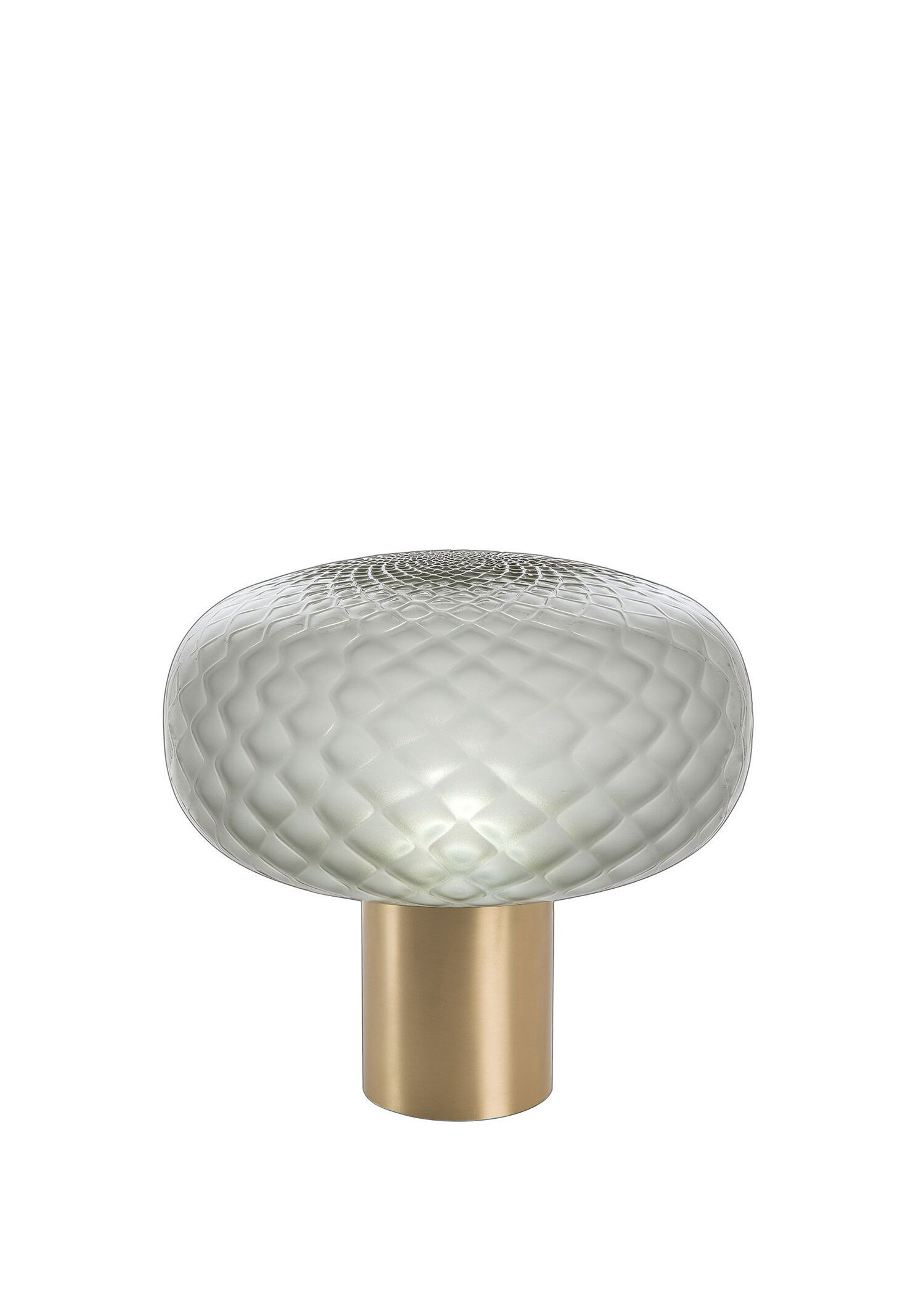 Bloom Transparan Cam Metal Led Masa Lambası