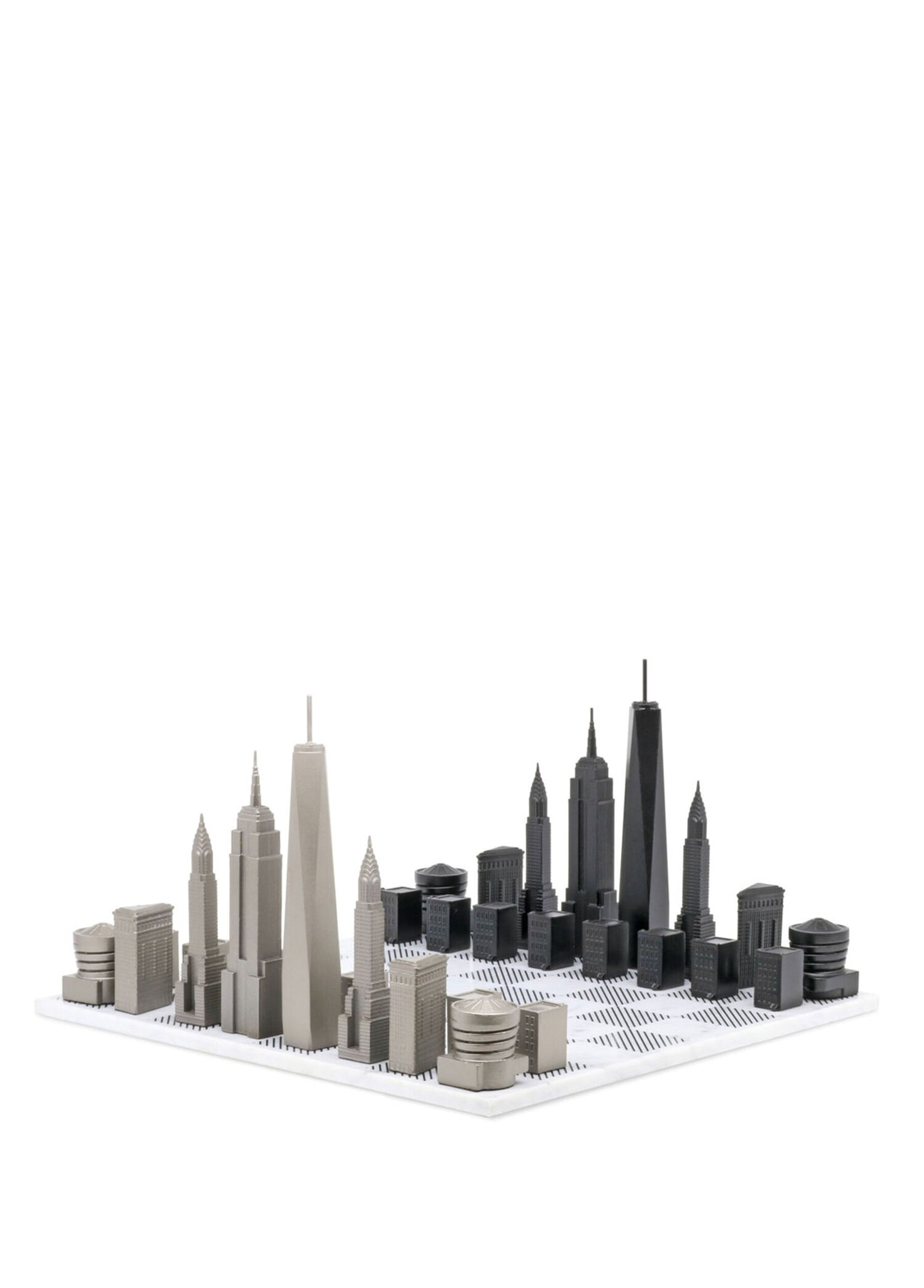 New York Paslanmaz Çelik Satranç Takımı