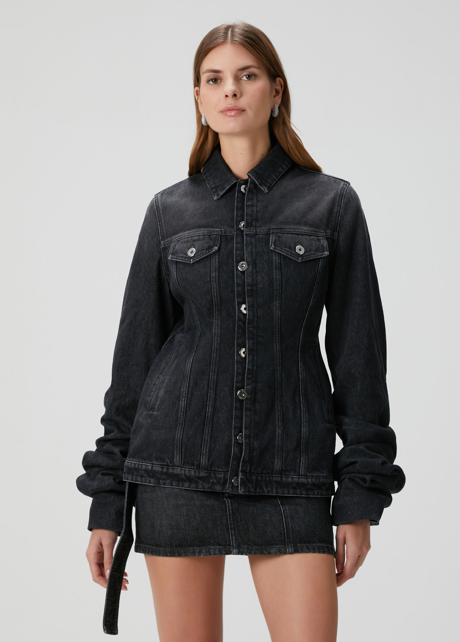 Siyah Denim Ceket