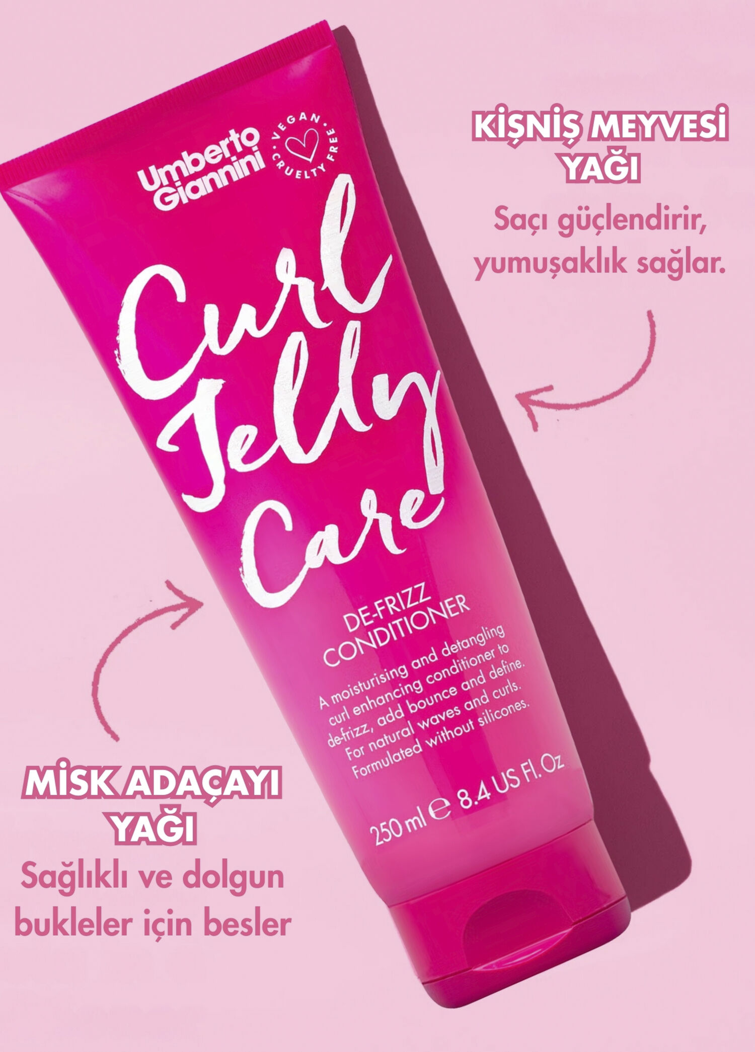 Umberto Giannini - Curl Jelly Care De Frizz Bukleli Saçlar İçin