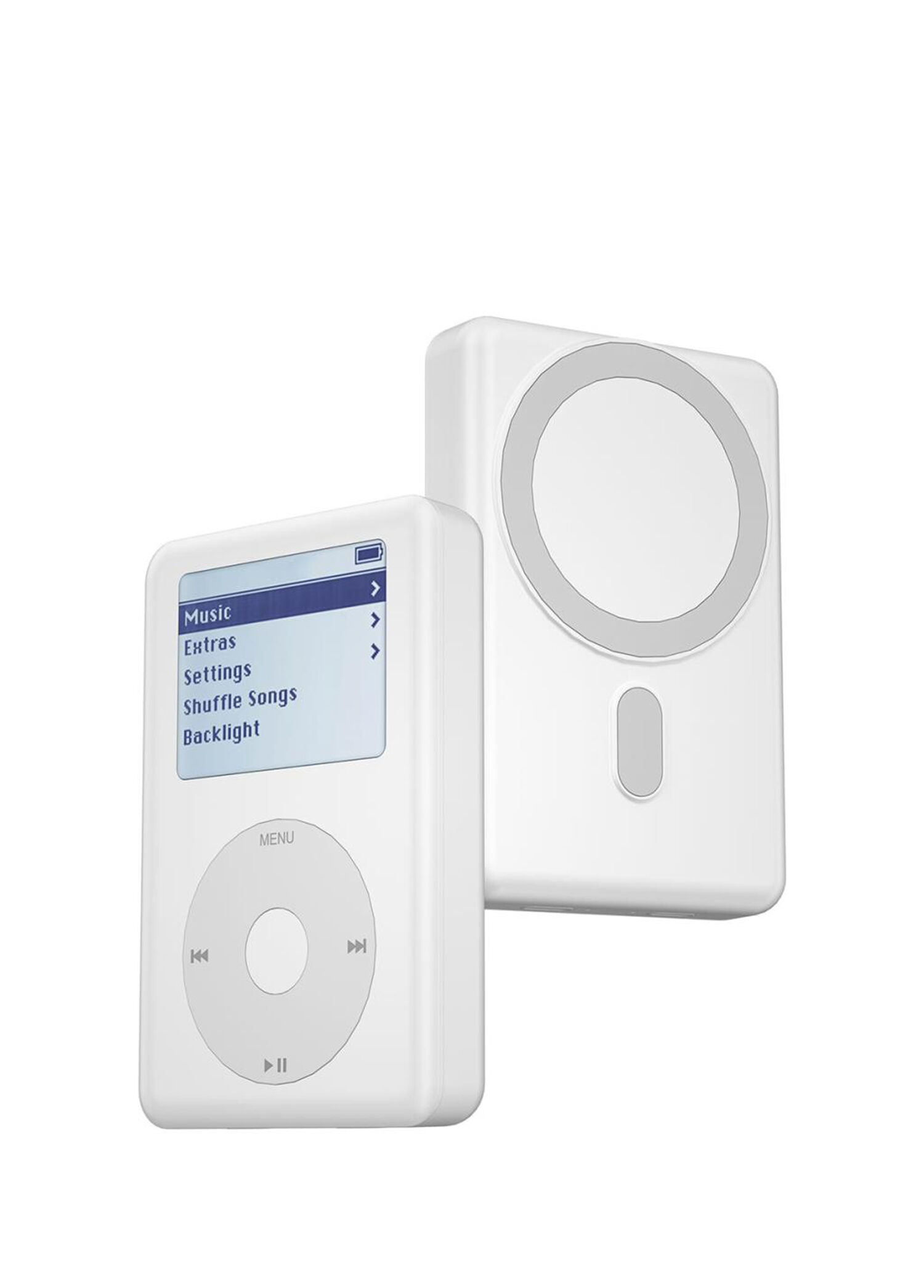 PP01 PowerPod iPod Görünümlü Wireless ve PD Hızlı Şarj  10000mAh Powerbank 20W