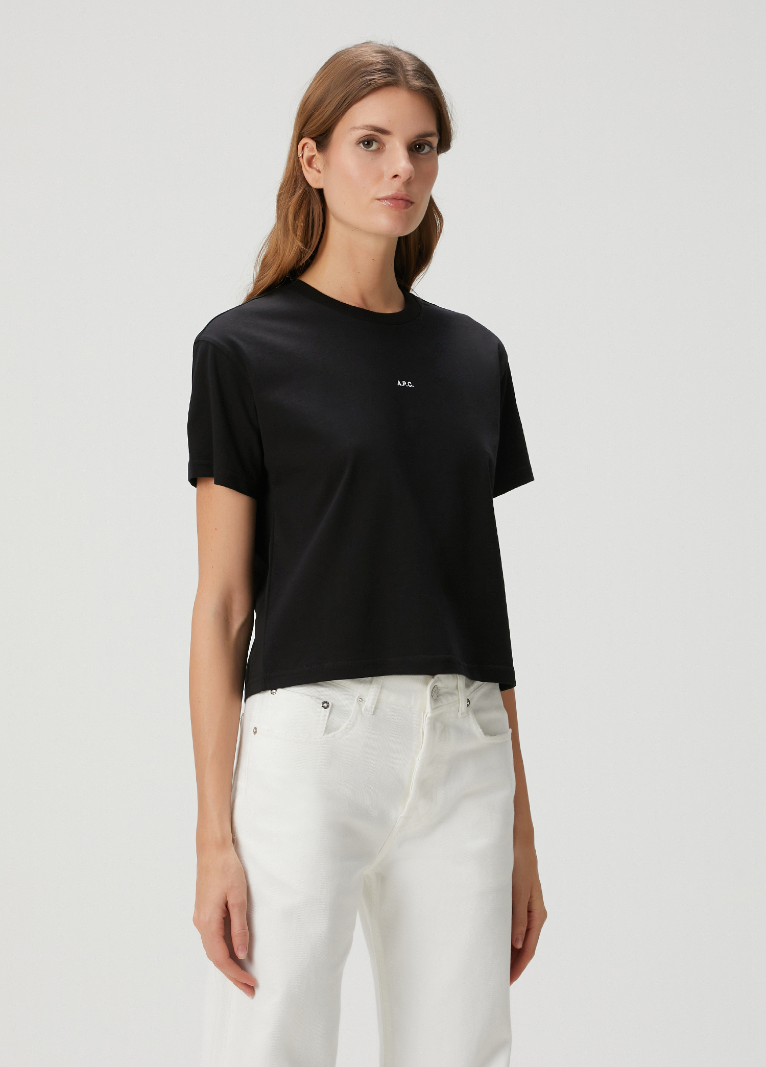 Boxy Micro Siyah T-shirt