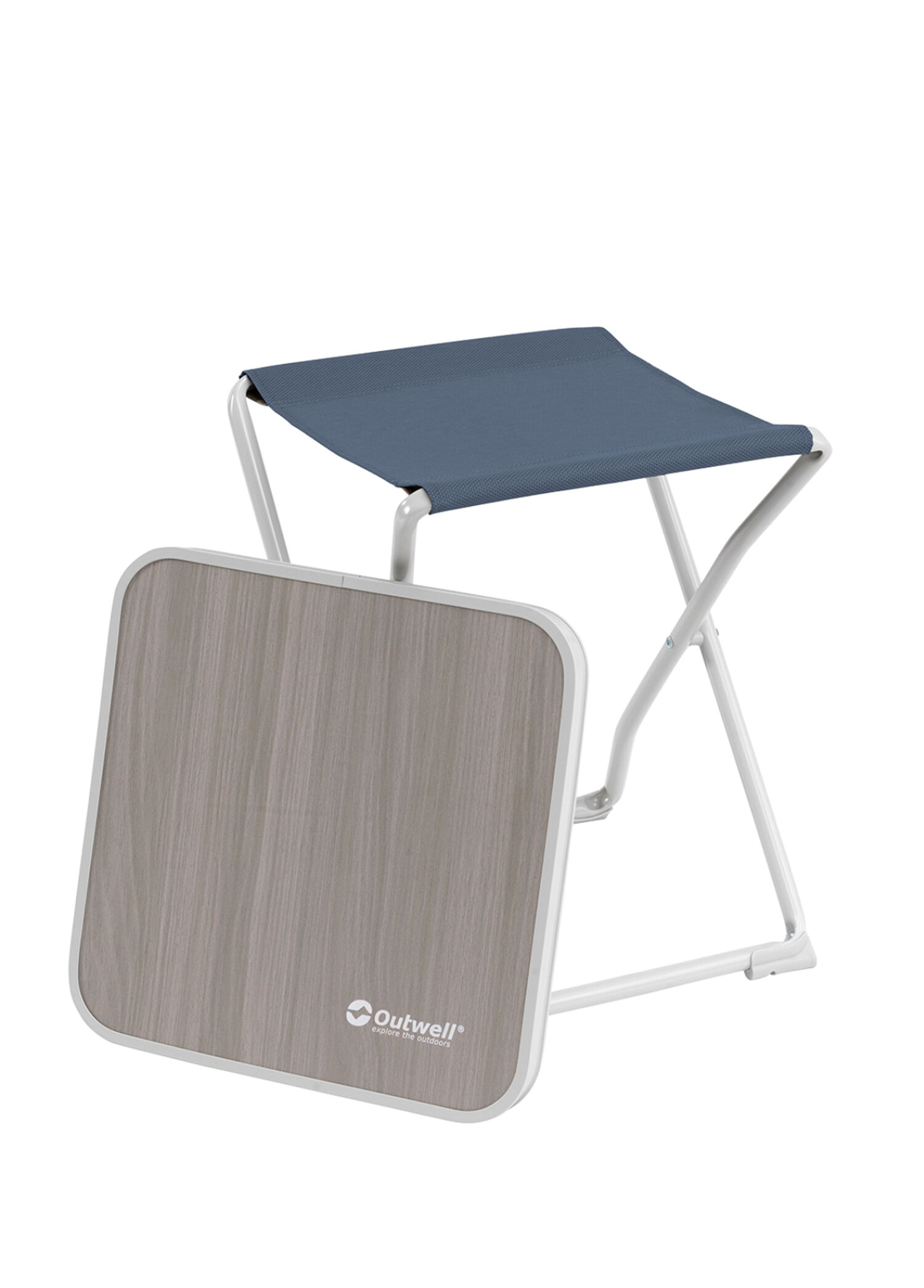 Baffin Ocean Blue Katlanır 3'ü 1 Arada Sehpa ve Tabure