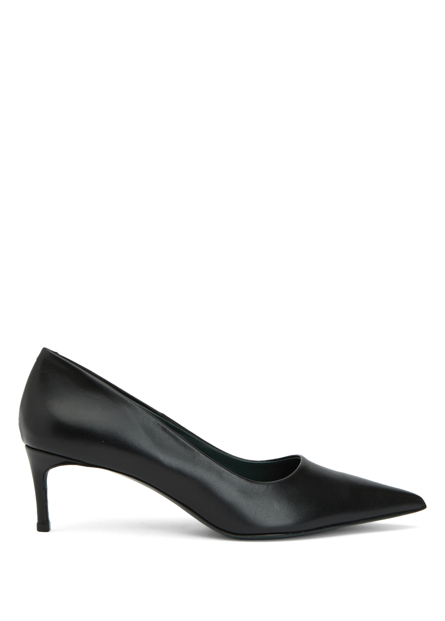 Siyah Deri Stiletto