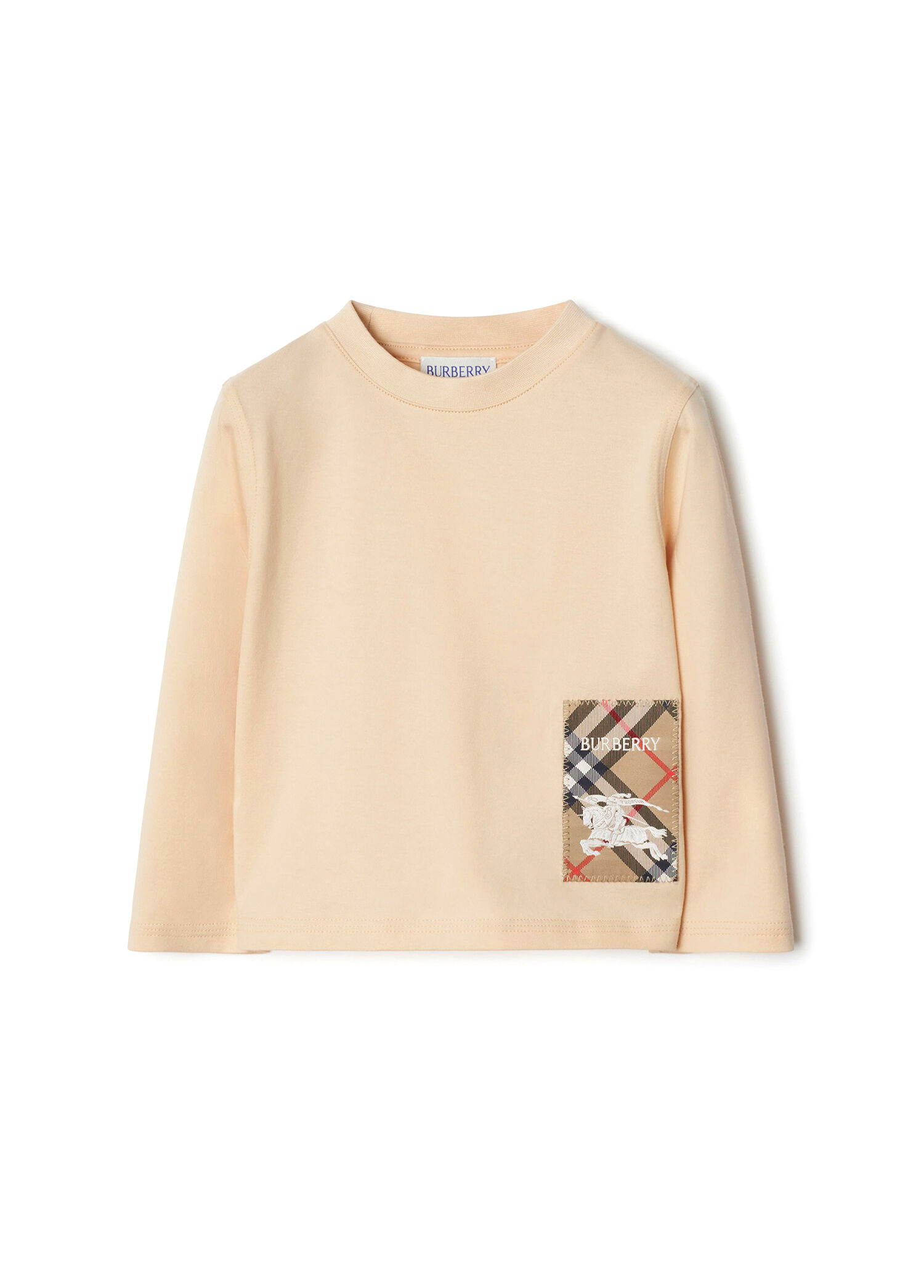 Kooper Label Krem Pamuklu Kısa Kollu Unisex Çocuk T-Shirt
