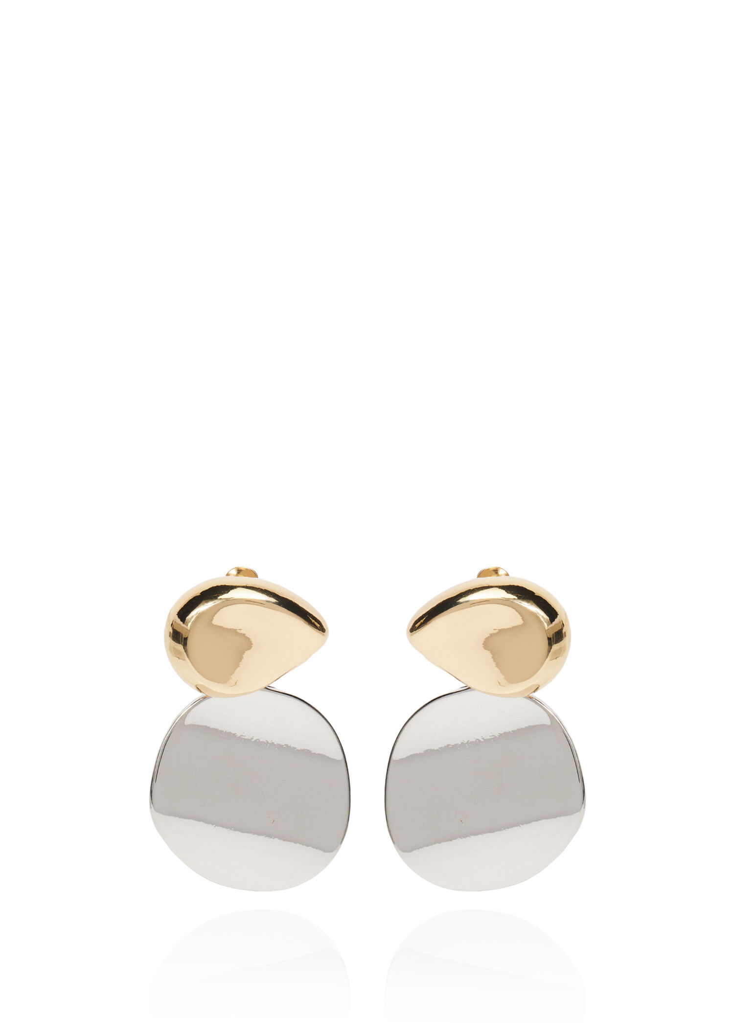 Silver Gold Kadın Sallantılı Küpe