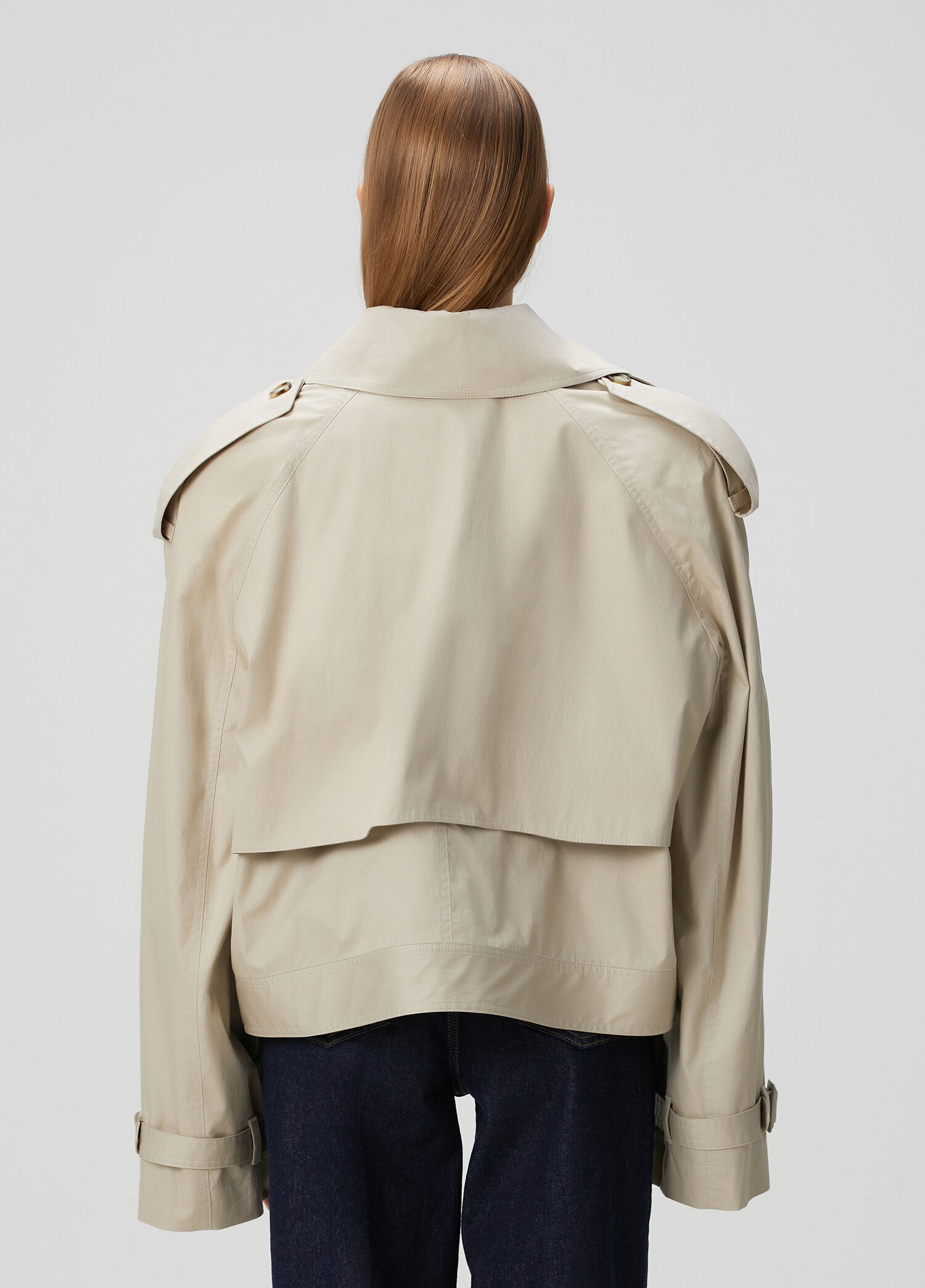 Stella McCartney - Beige Short Trench Coat