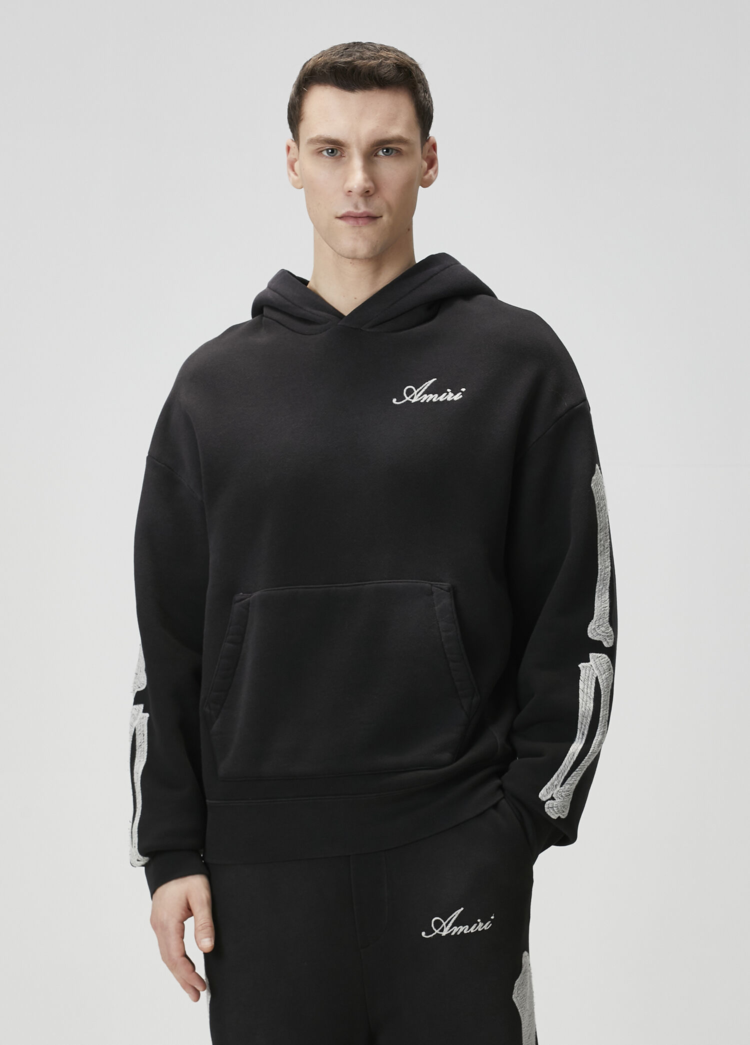 Siyah Kapüşonlu Oversized Sweatshirt