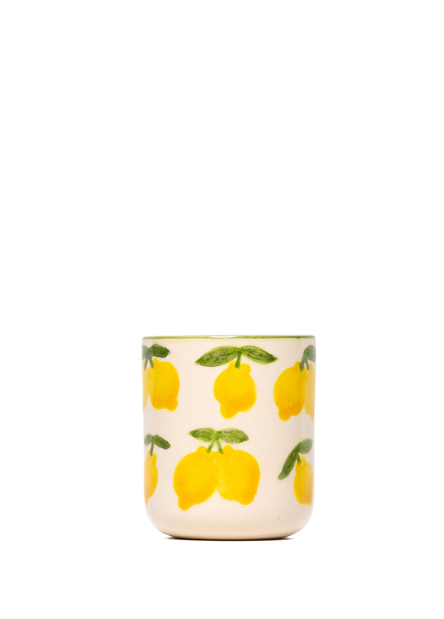 Lemon Splash Collection Handmade Seramik Kahve Fincanı