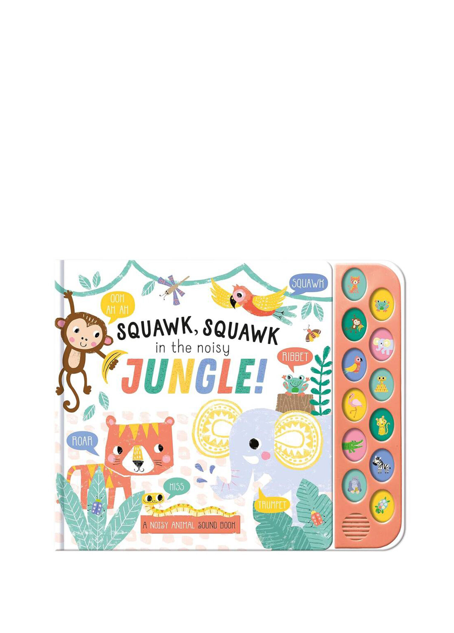 Squawk Squawk In The Noisy Jungle 12 Button Sound Book Yabancı Dil Sesli Çocuk Kitabı