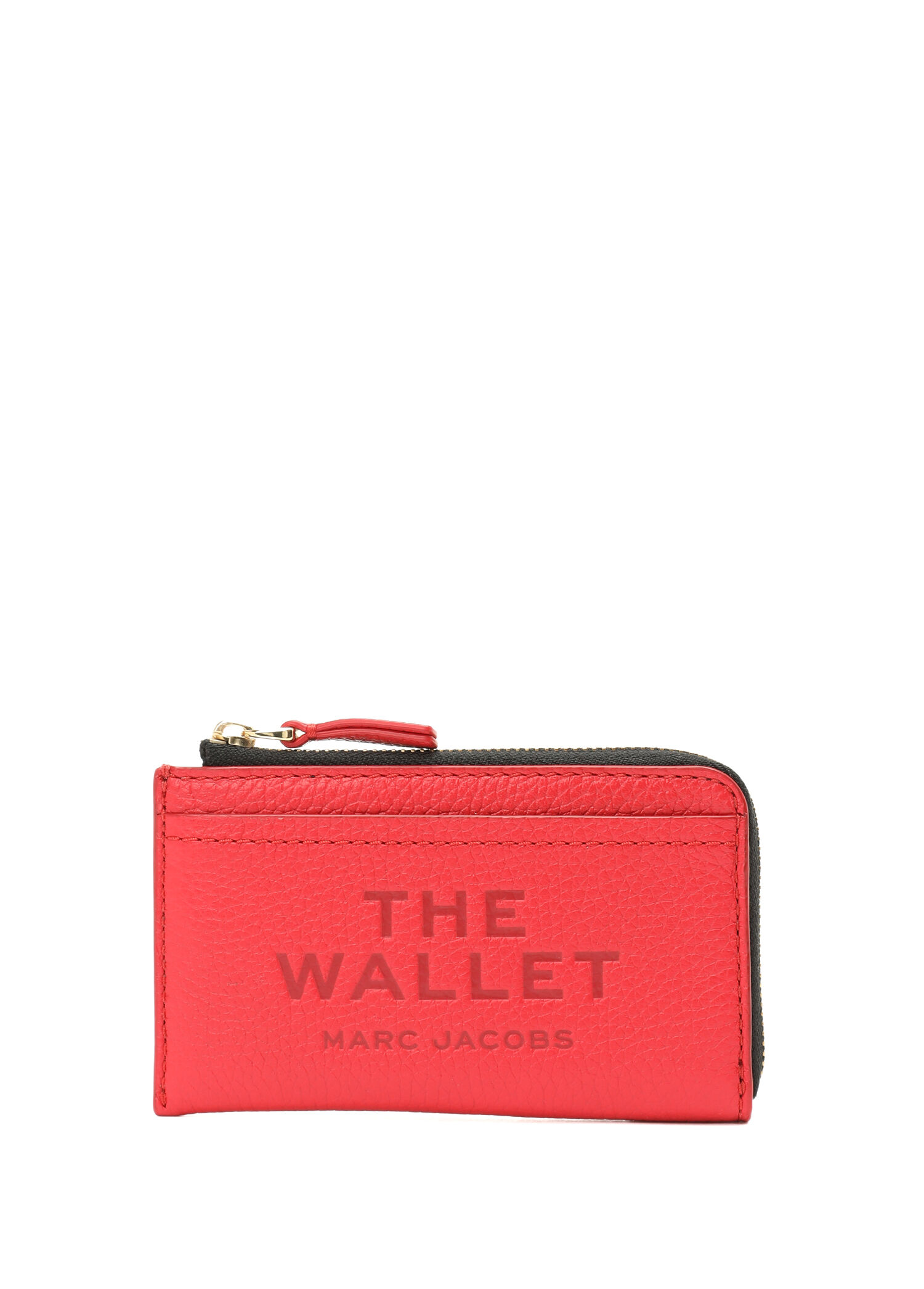 Dark Pink Logo Detail Women's Leather Wallet