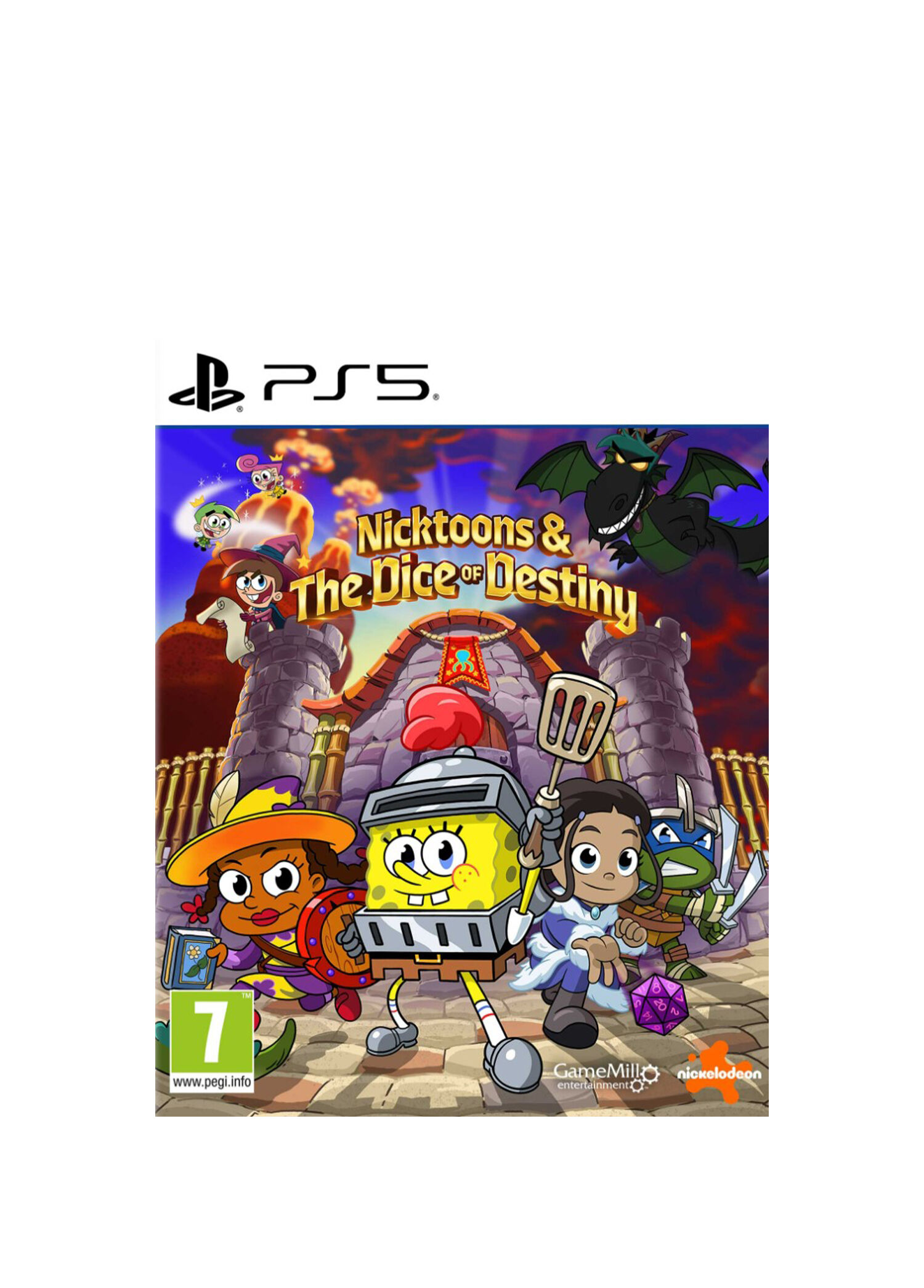Nicktoons And The Dice Of Destiny PS5 Oyunu