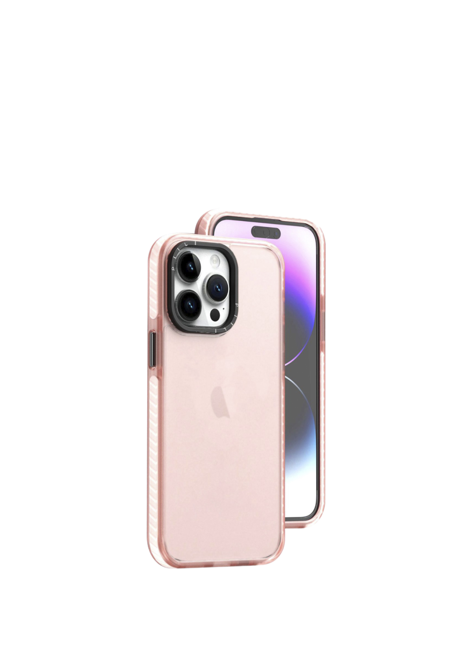 iPhone 14 Pro Pembe iKon Silikon Kılıf