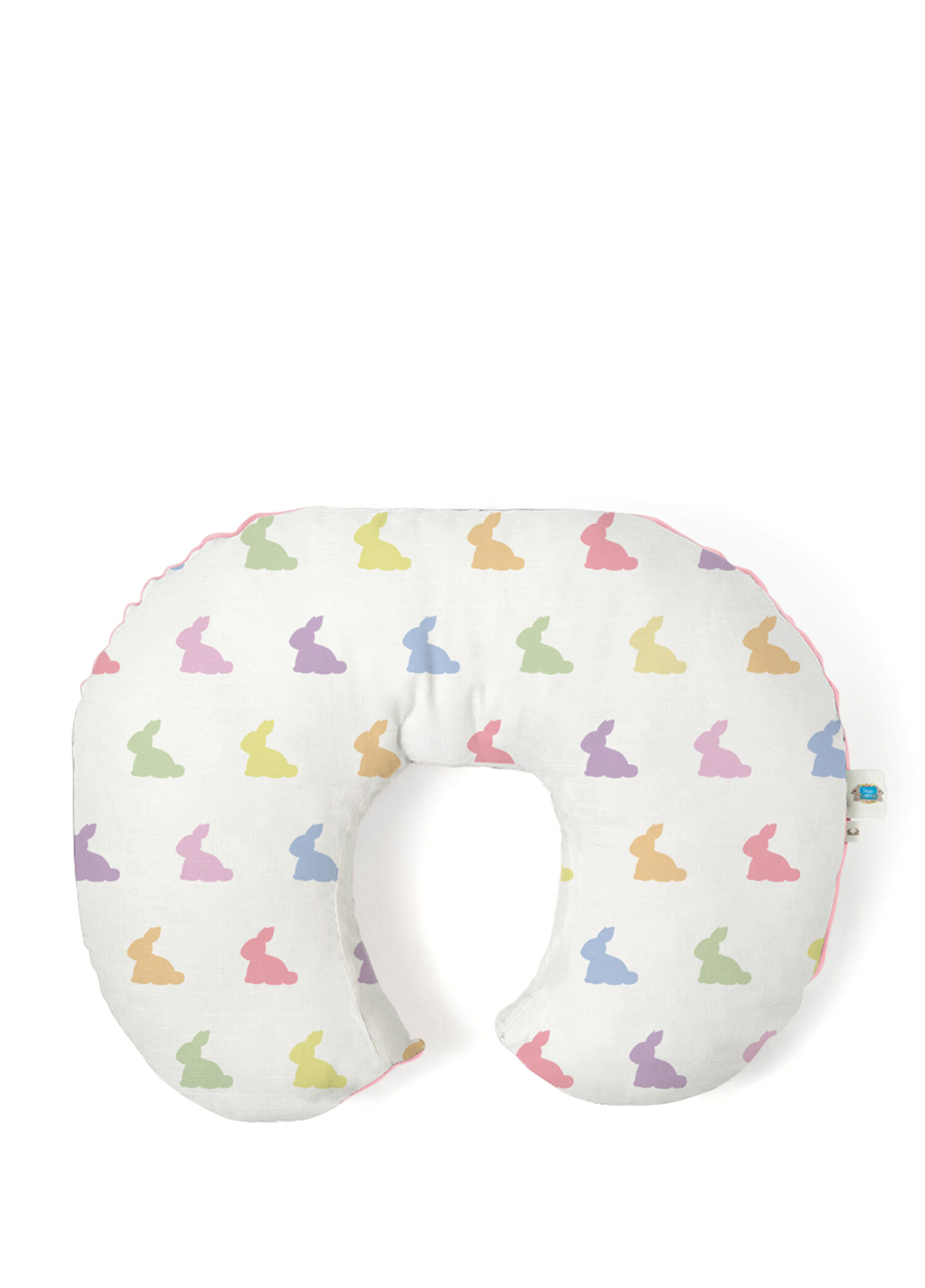 Rainbow Lapin Pink Müslin Bebek Emzirme Destek Yastığı