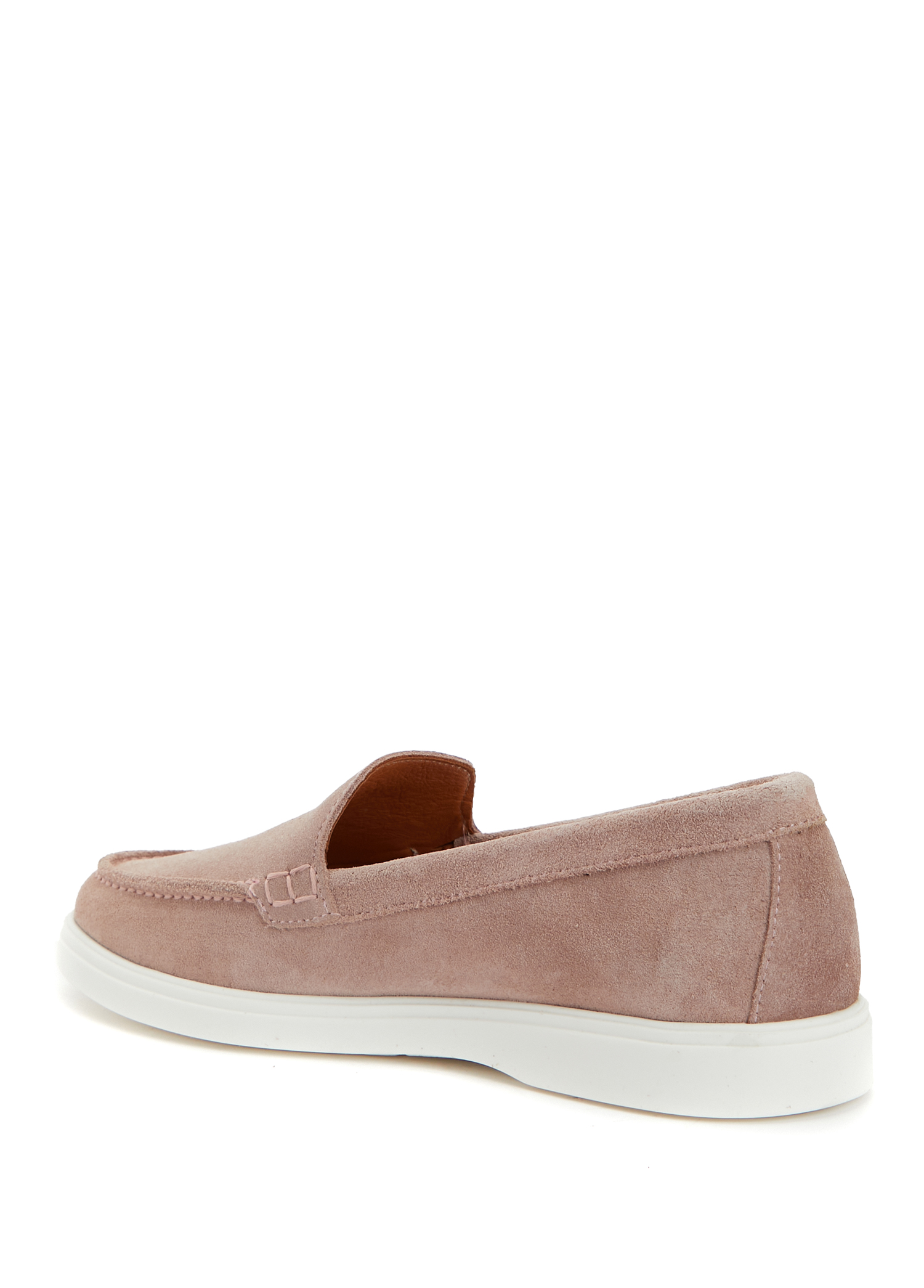 Pudra Kadın Süet Loafer_2