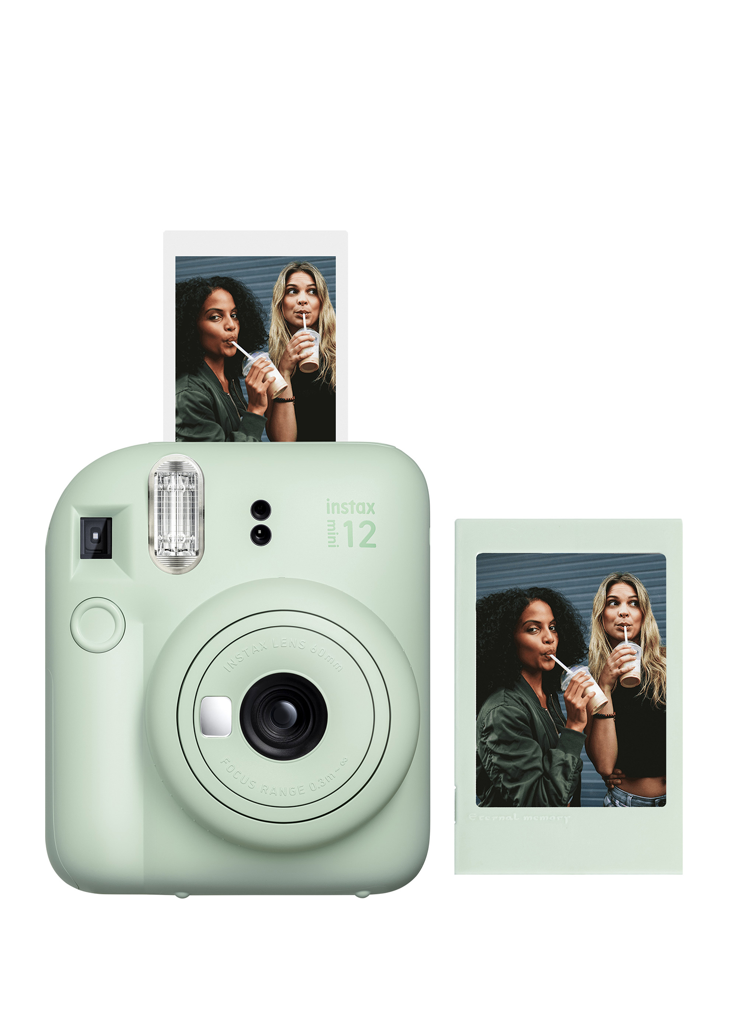 Instax Mini 12 Yeşil Fotoğraf Makinesi + Fotoğraf Çerçeve Seti