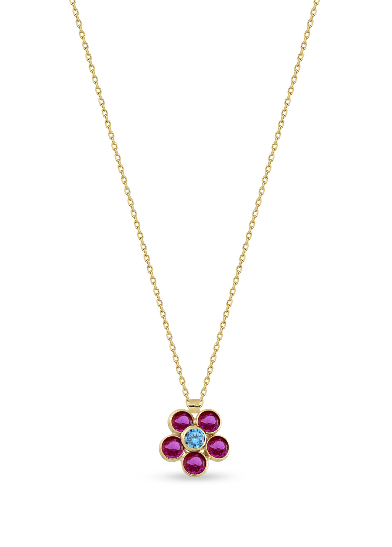 Bloom Daisy 14 Ayar Altın Kadın Kolye