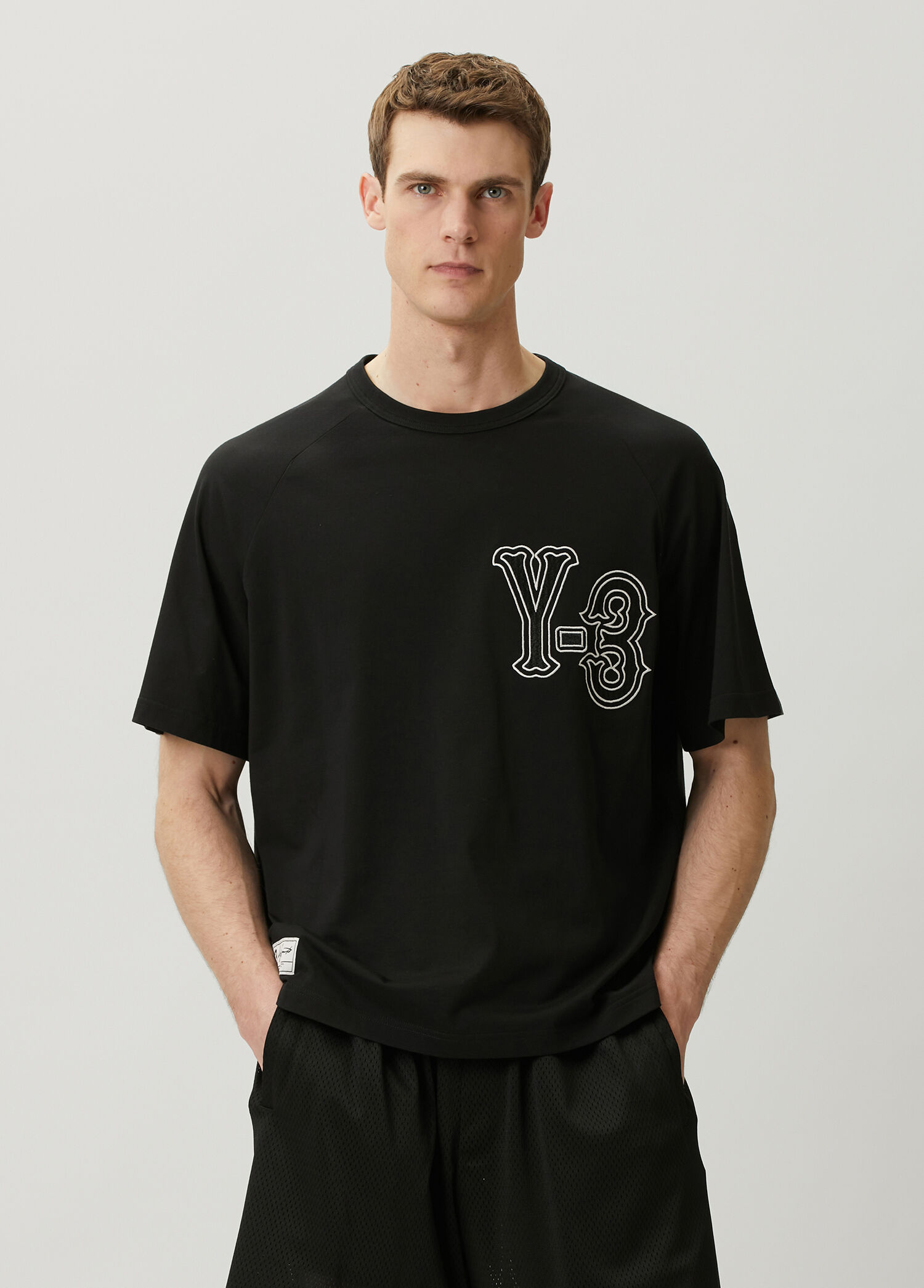 Y-3 Siyah Erkek Elite 5 GFX Siyah T-shirt 1969605 | Beymen