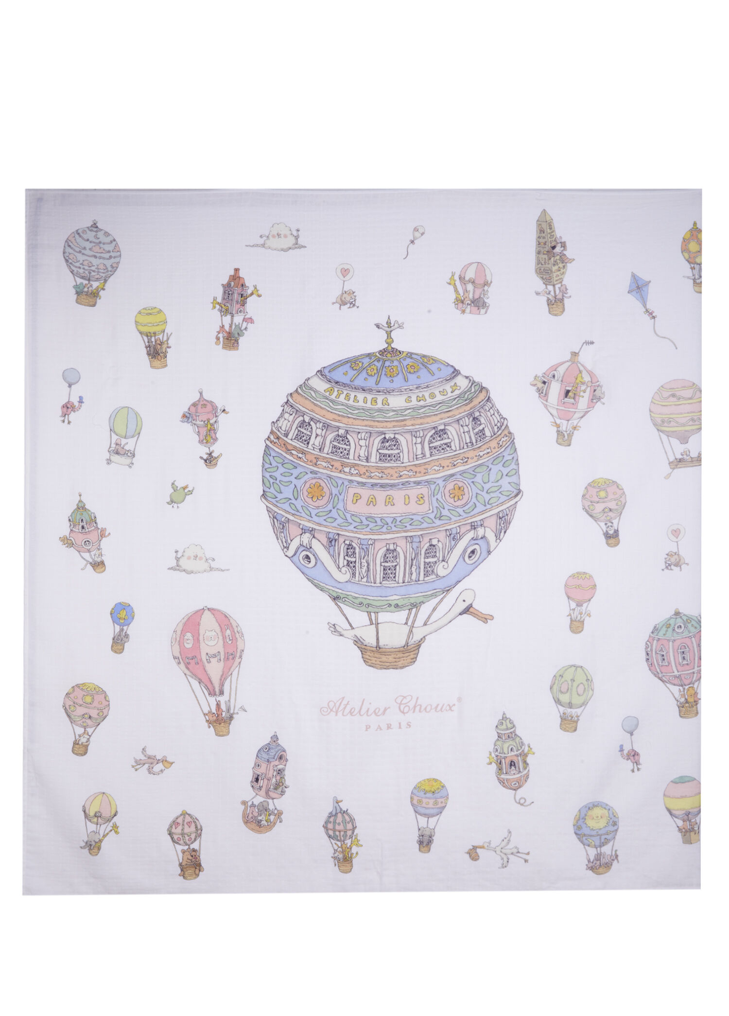 Grand Carre Hot Air Baloons Bebek Battaniye