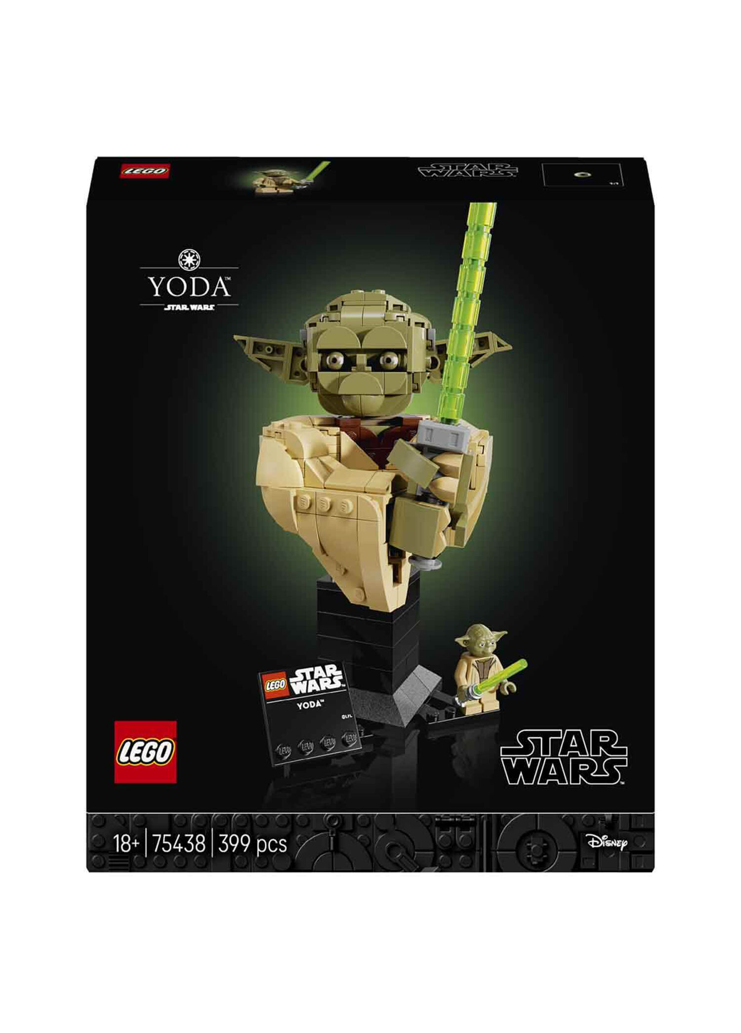 LEGO - Star Wars: Klonların Saldırısı Yoda Büstü 18+ Yaş 399 Parça