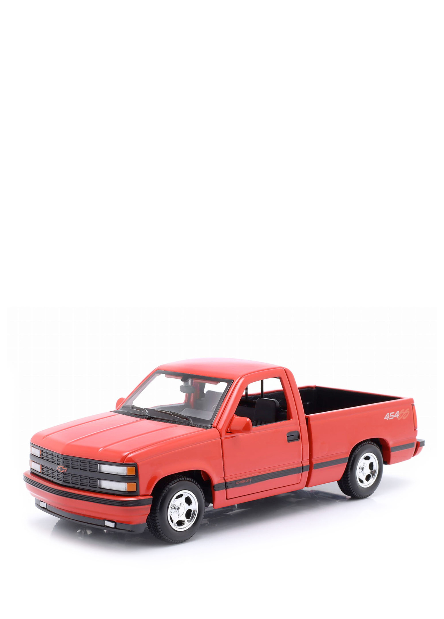 Kırmızı 1993 Chevrolet 454 SS Pick-Up 1:24 Special Edition Model Araba