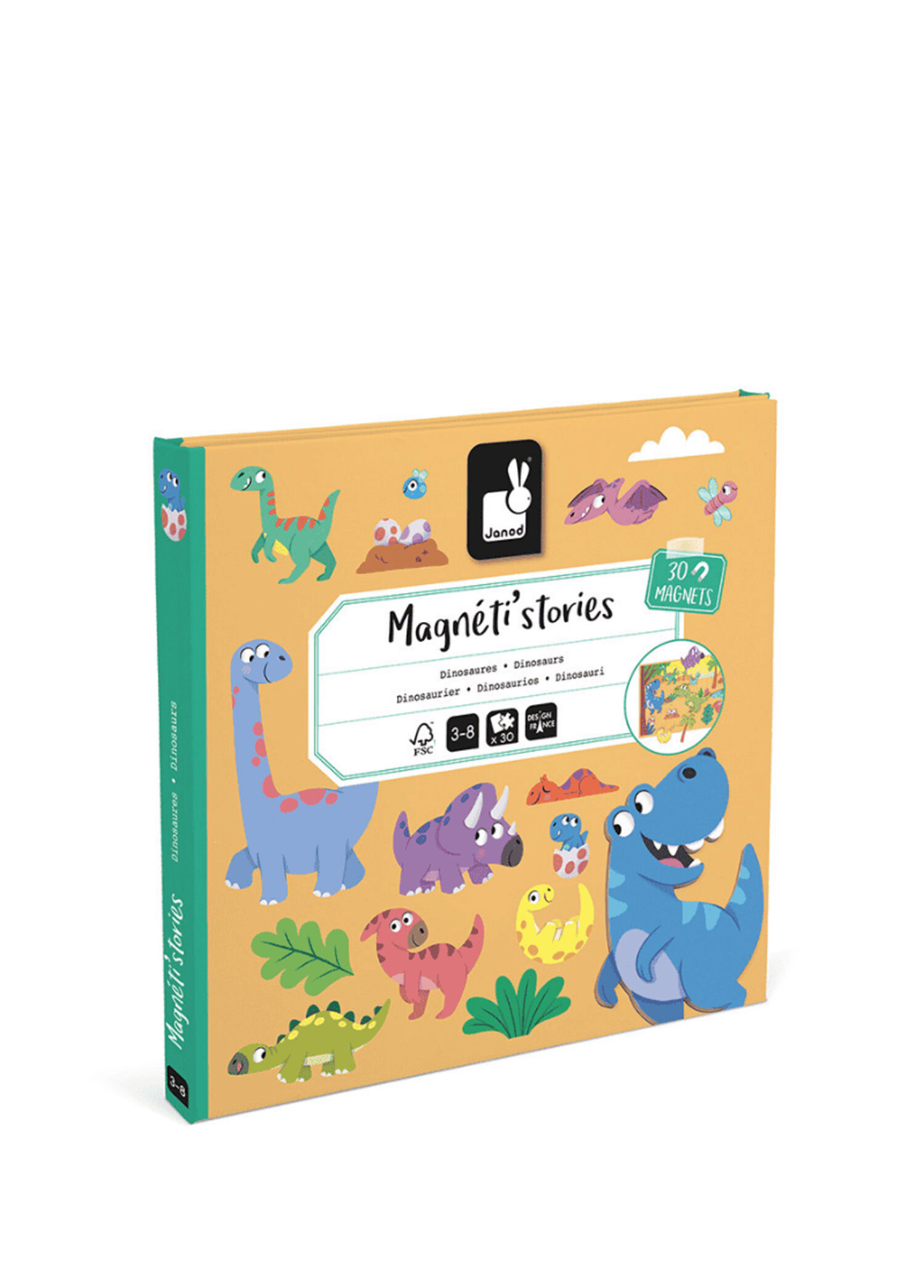 Dinozorlar Mıknatıslı Eğitici Aktivite Oyun Kitabı