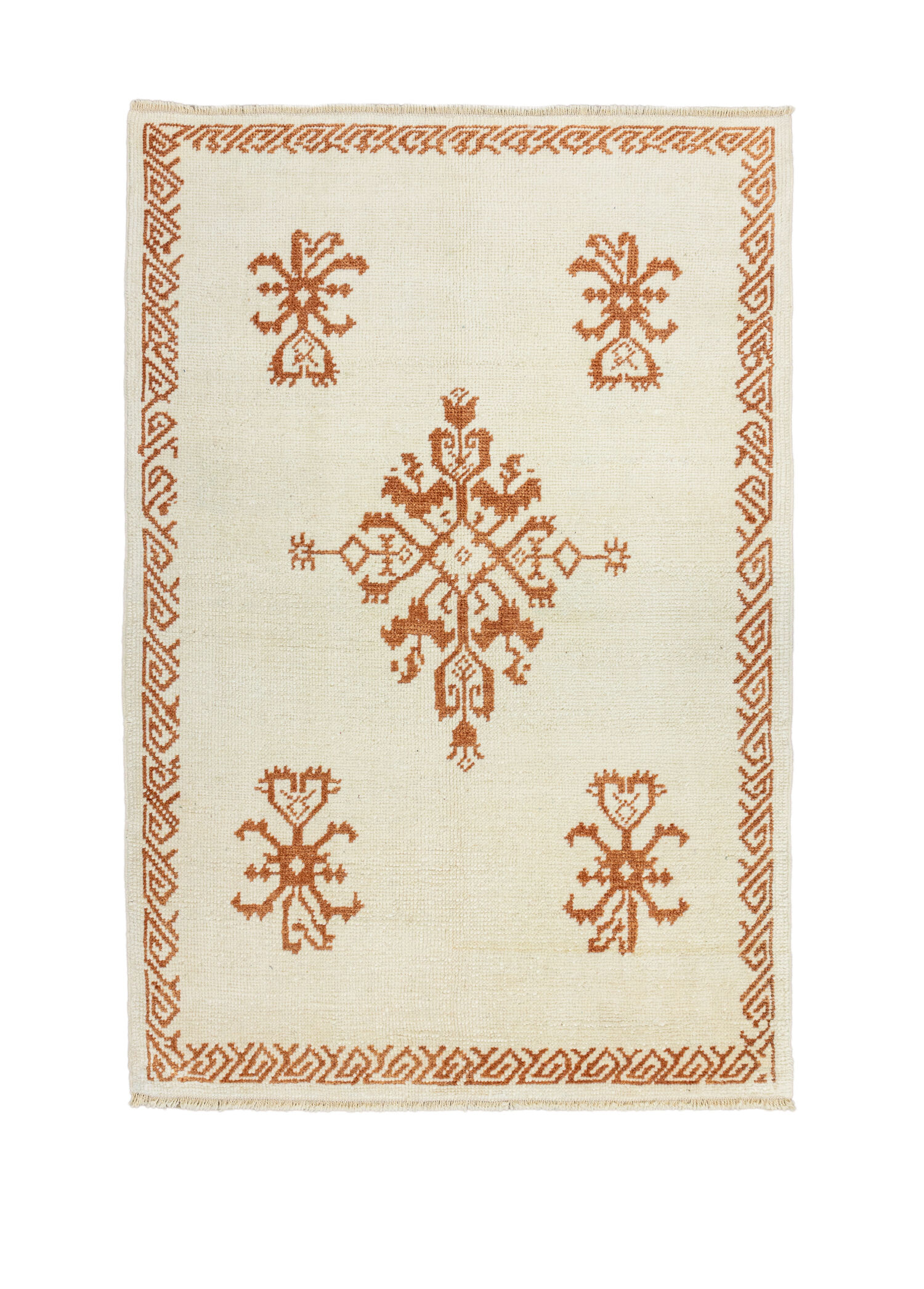 Tetsu İlkel Tasarımlı Yün Halı 122x183 cm