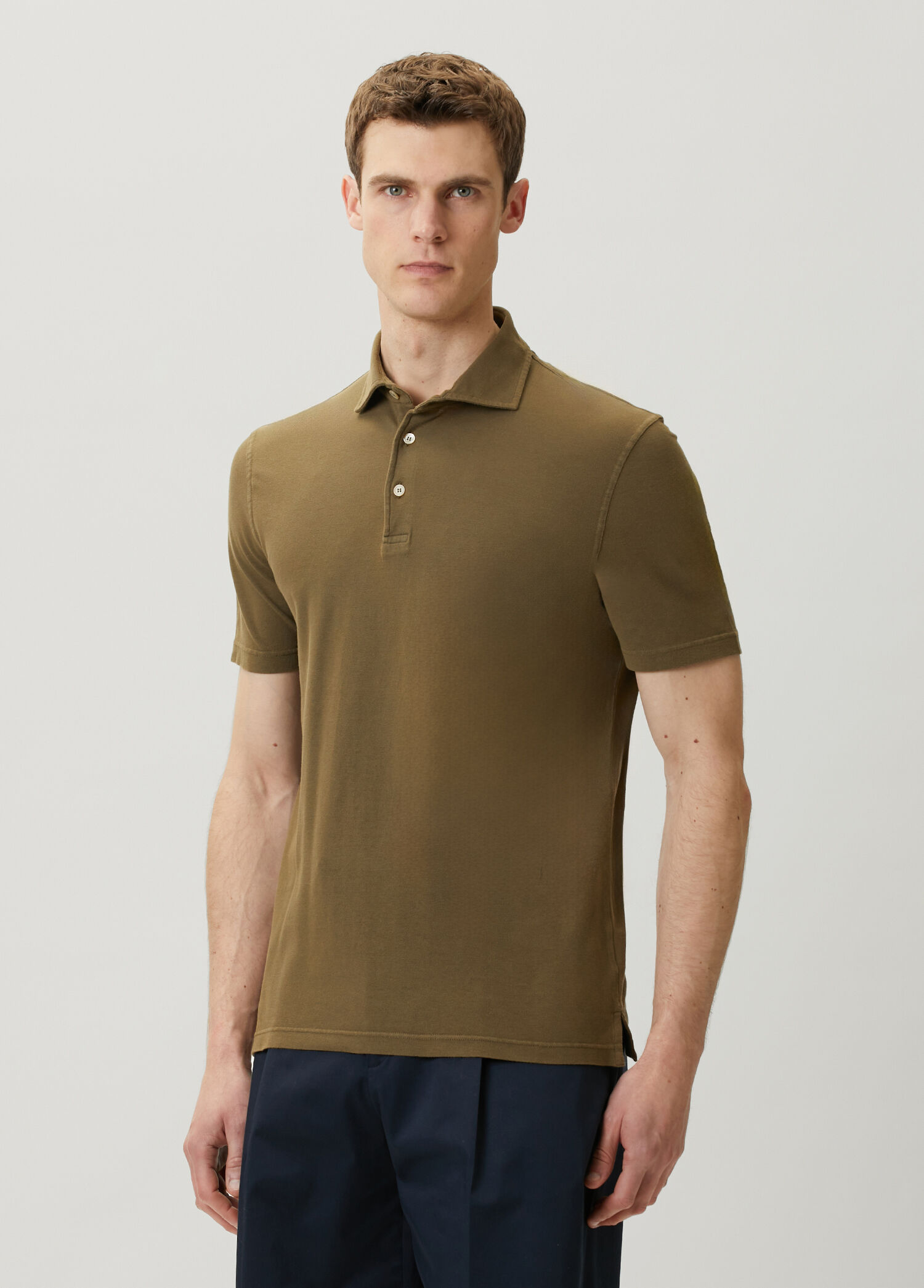 Haki Polo Yaka T-shirt
