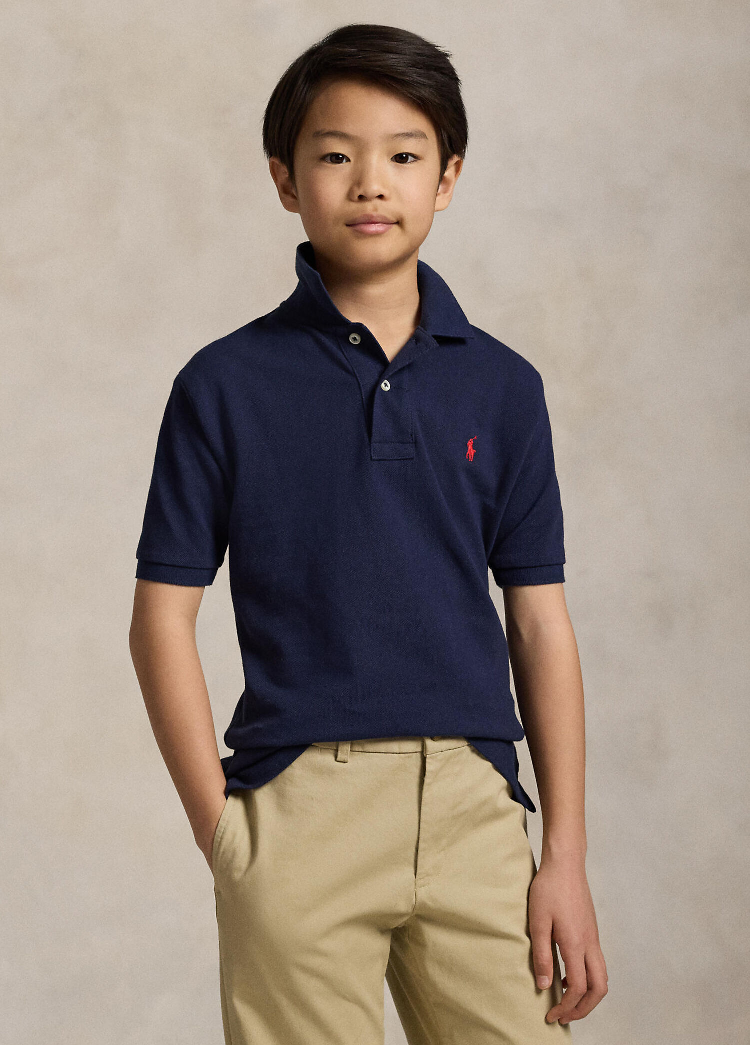 Lacivert Erkek Çocuk Polo T-shirt