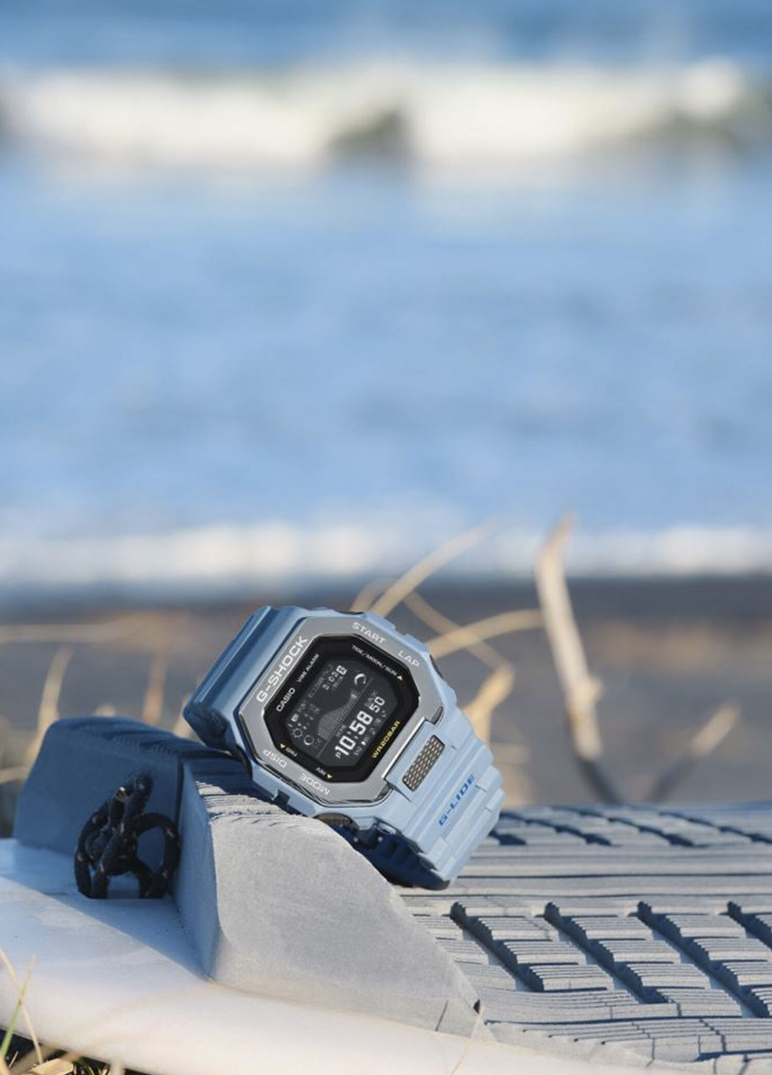 Casio Çok Renkli Erkek G-Shock GBX-100-2ADR Mavi Silikon Erkek Kol