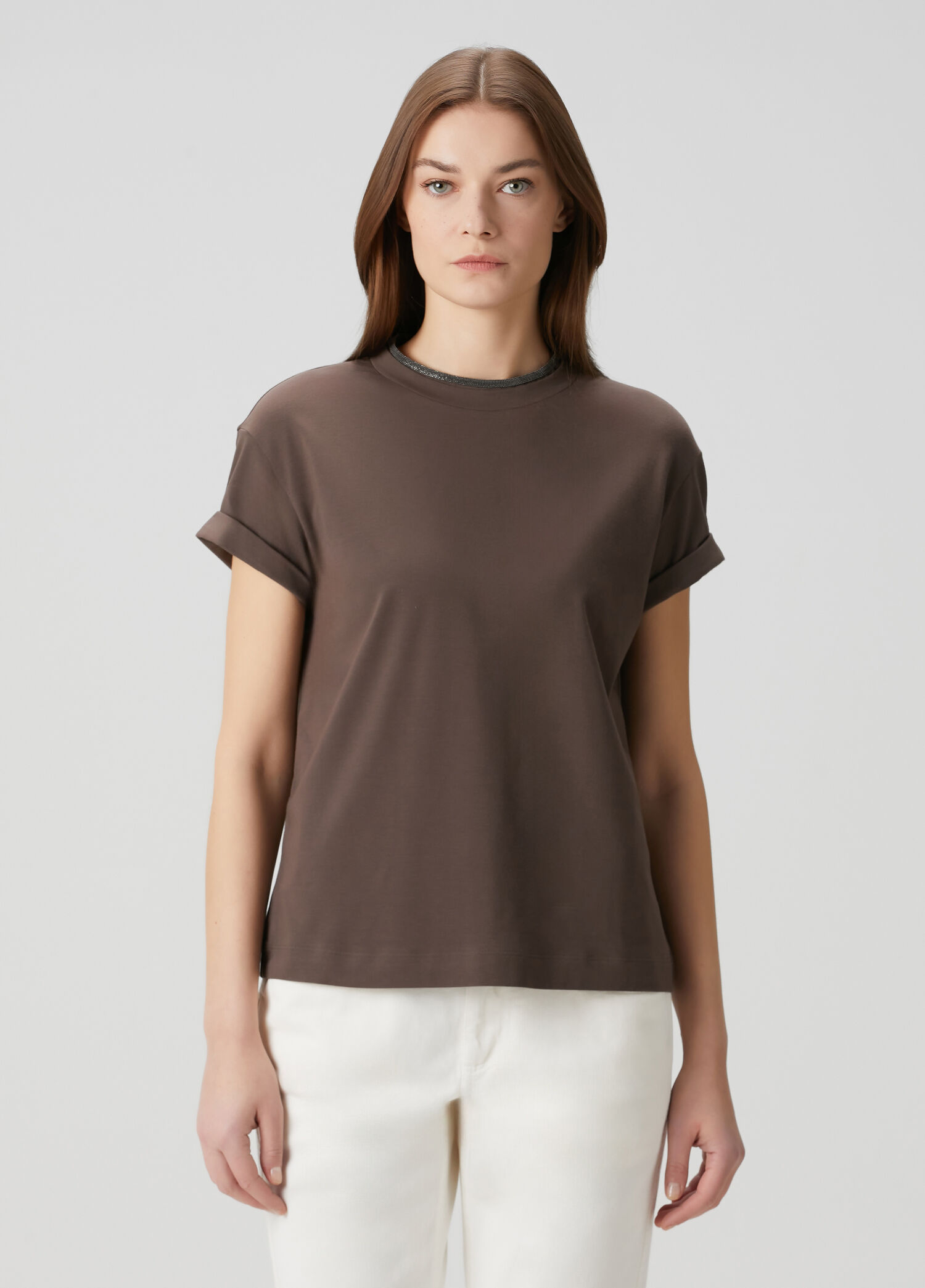 Kahverengi T-shirt