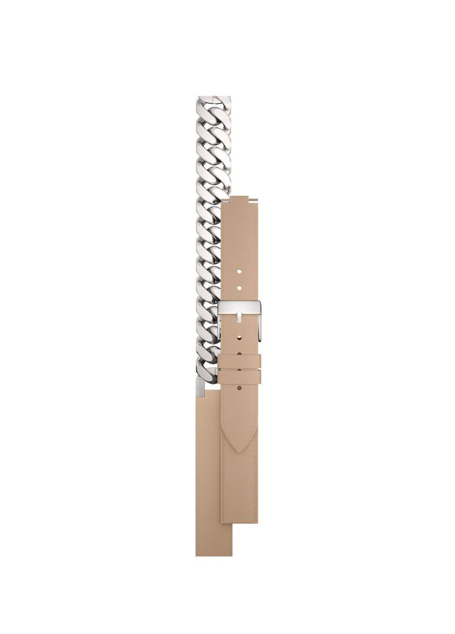 Apple Watch Uyumlu 44/45/46 mm Lauren Double Tour Deri Kordon