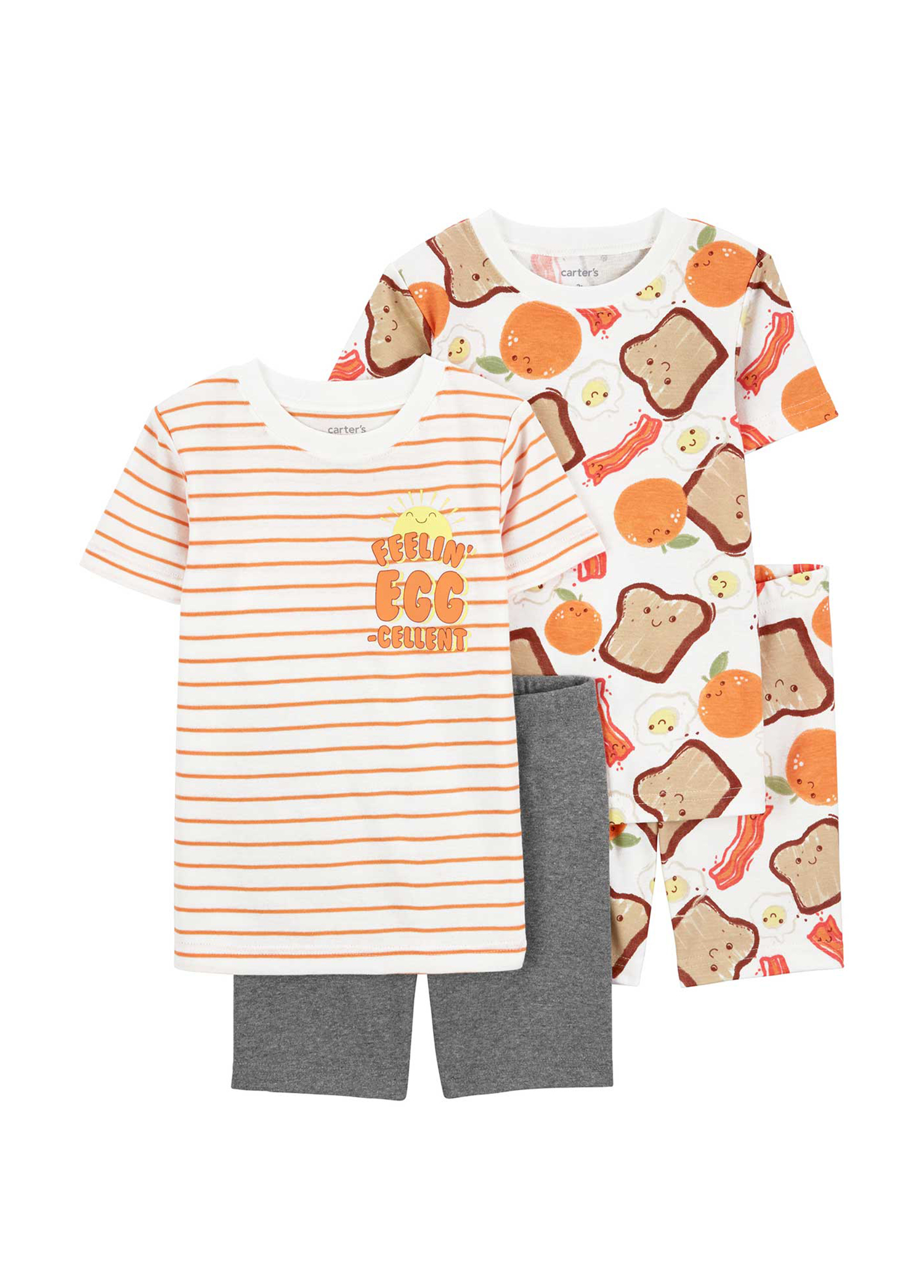 Desenli 2'li Erkek Bebek Pijama Set