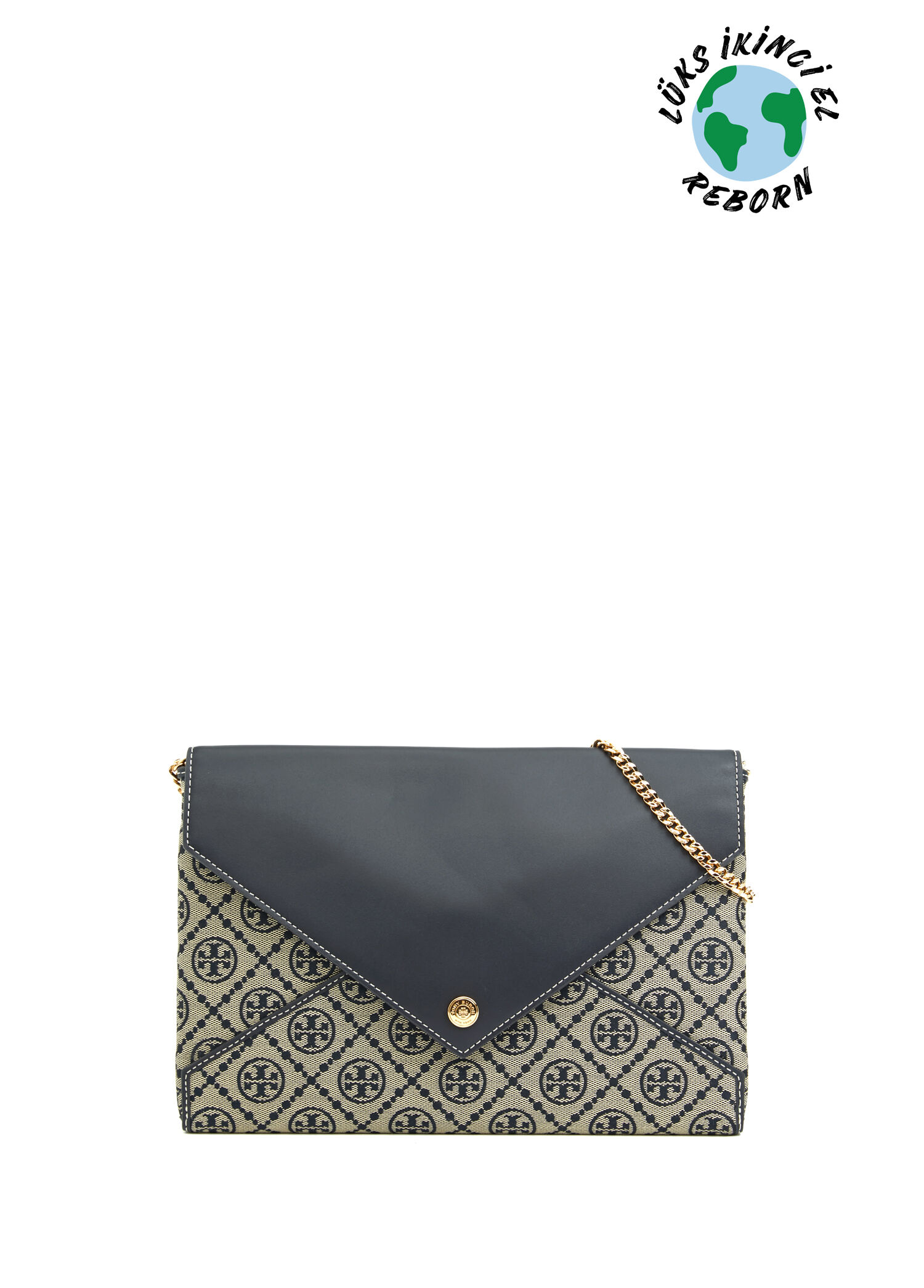 Tory Burch T-Monogram Wallet On Chain Çanta