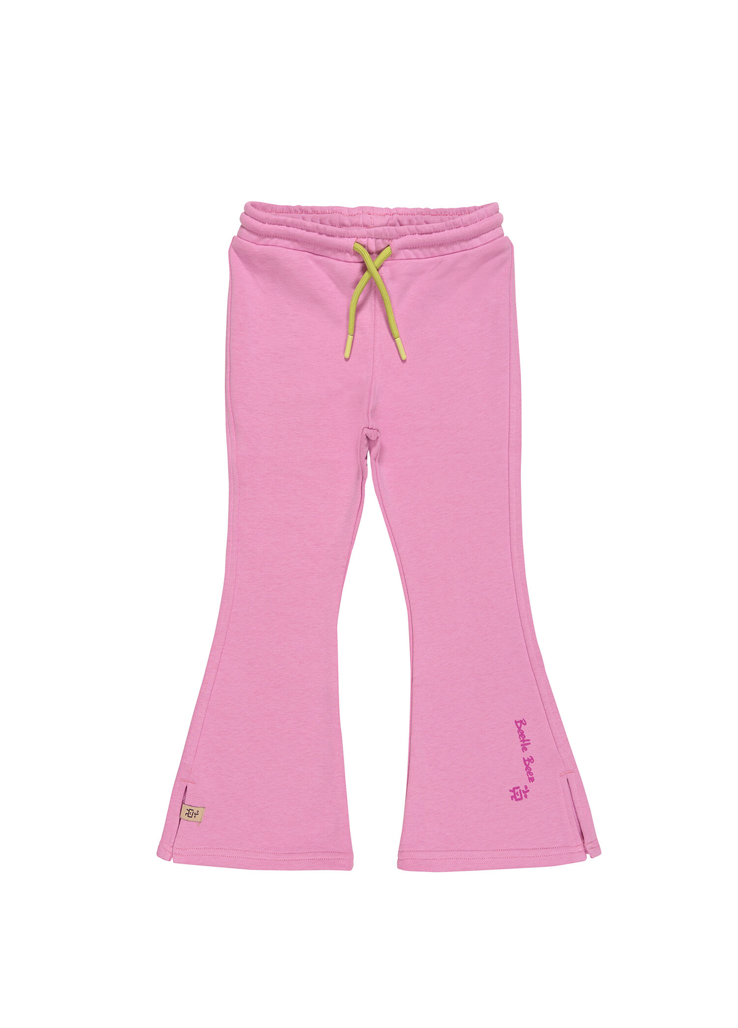 Be Bold Pembe Flared Joggers Lime Kordonlu Kız Çocuk Eşofman Altı