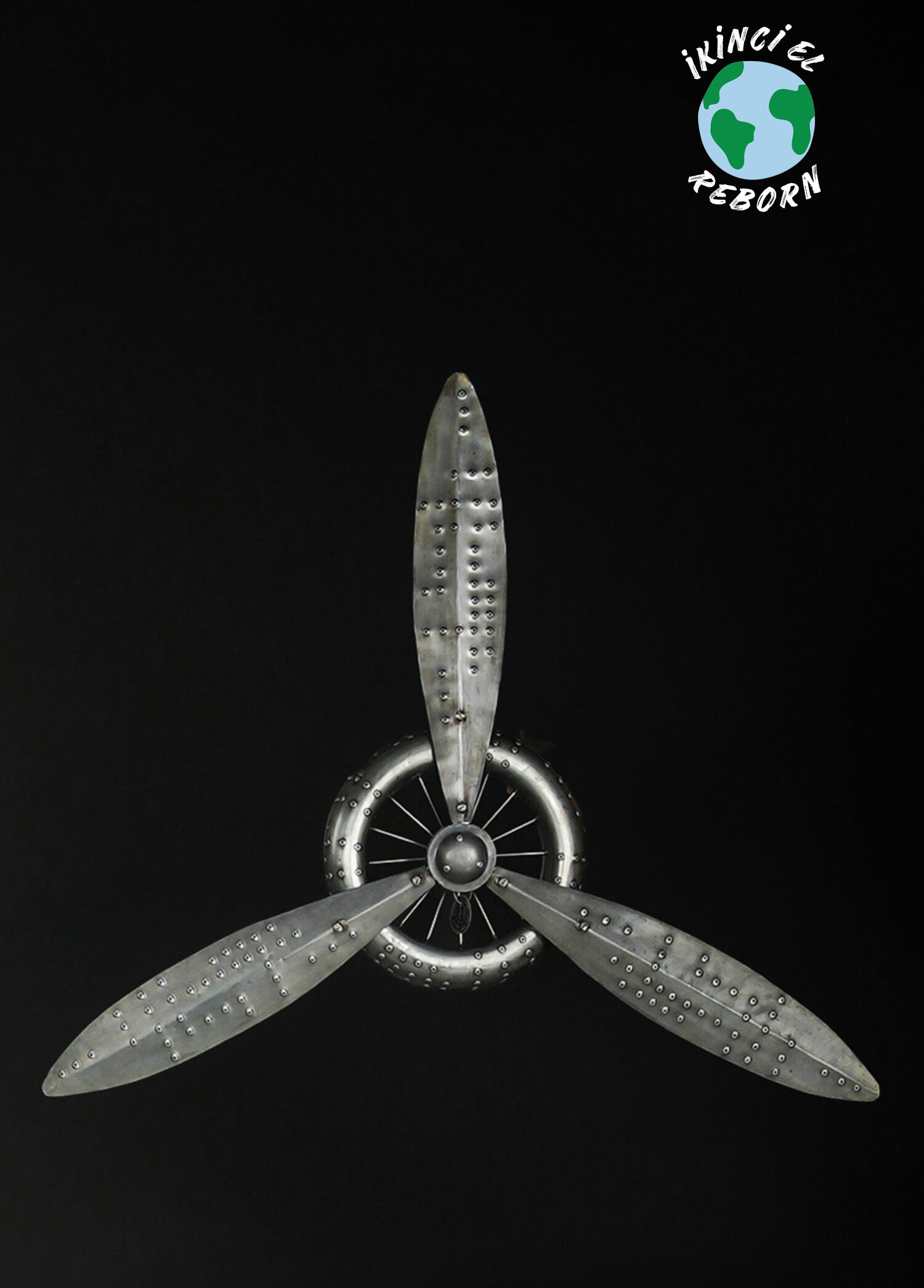 Aviator Metal Duvar Pervanesi