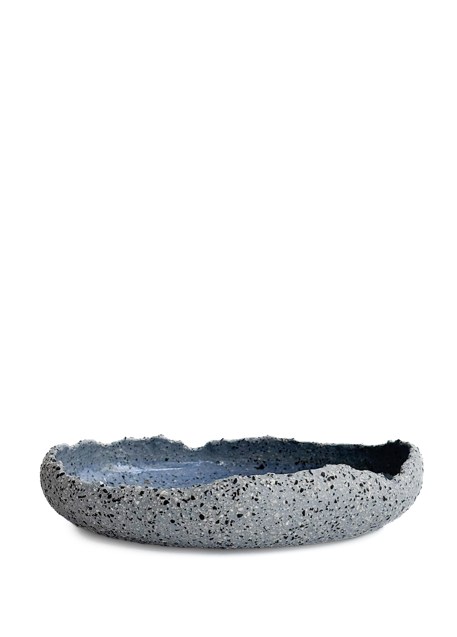No:2 Stone Mavi Seramik Servis Kasesi 22 cm