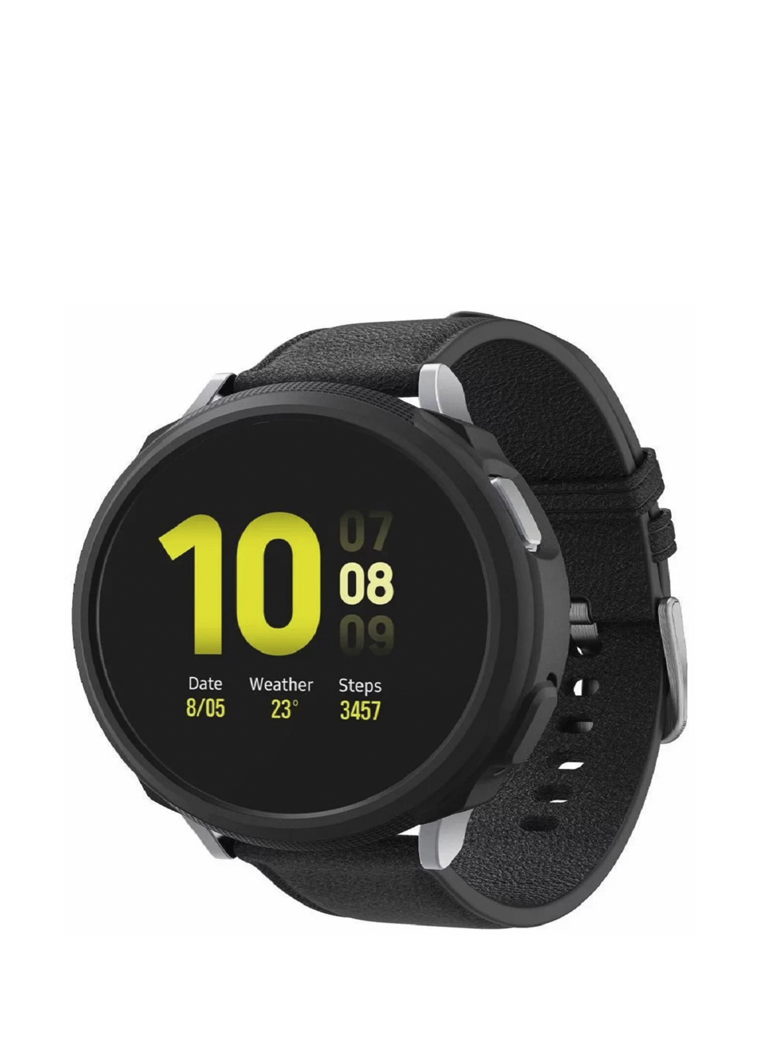 Samsung Galaxy Watch 5/4 44mm Liquid Air Matte Black Kılıf