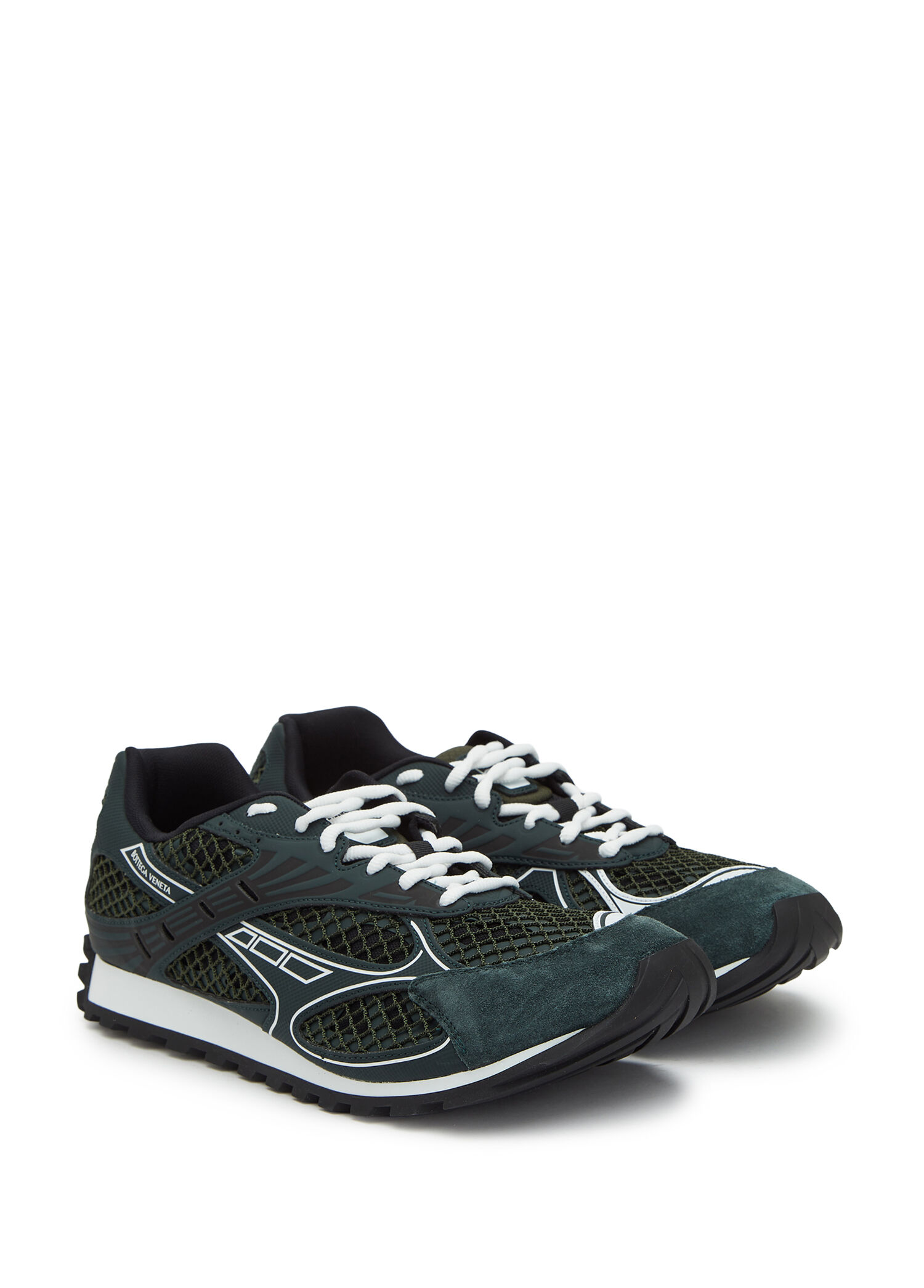 Bottega Veneta Koyu Yeşil Erkek Orbit Koyu Yeşil Erkek Sneaker